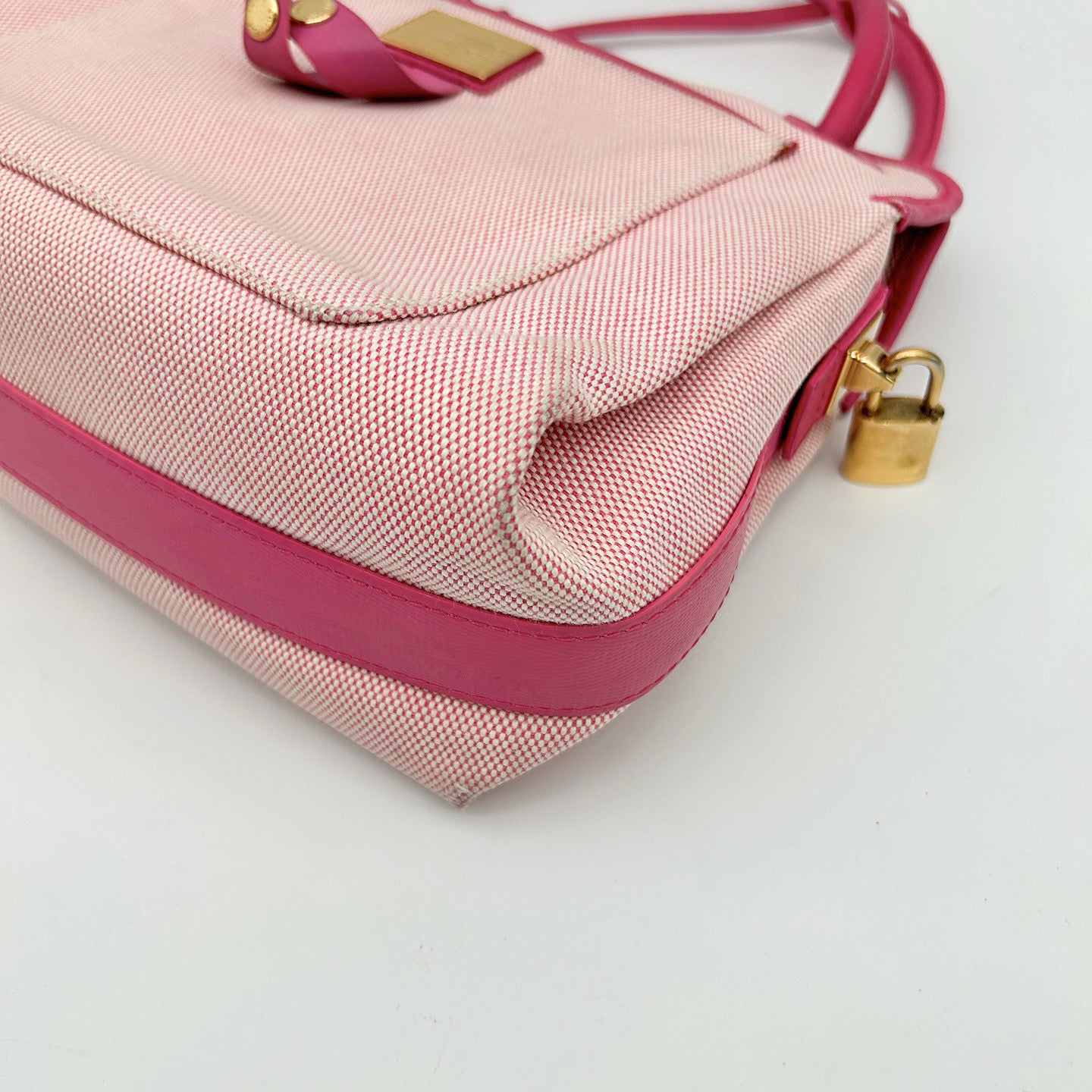 Louis Vuitton Pink Printed Canvas 2009 Spring/Summer Limited Crossbody Shoulder Bag [Used]