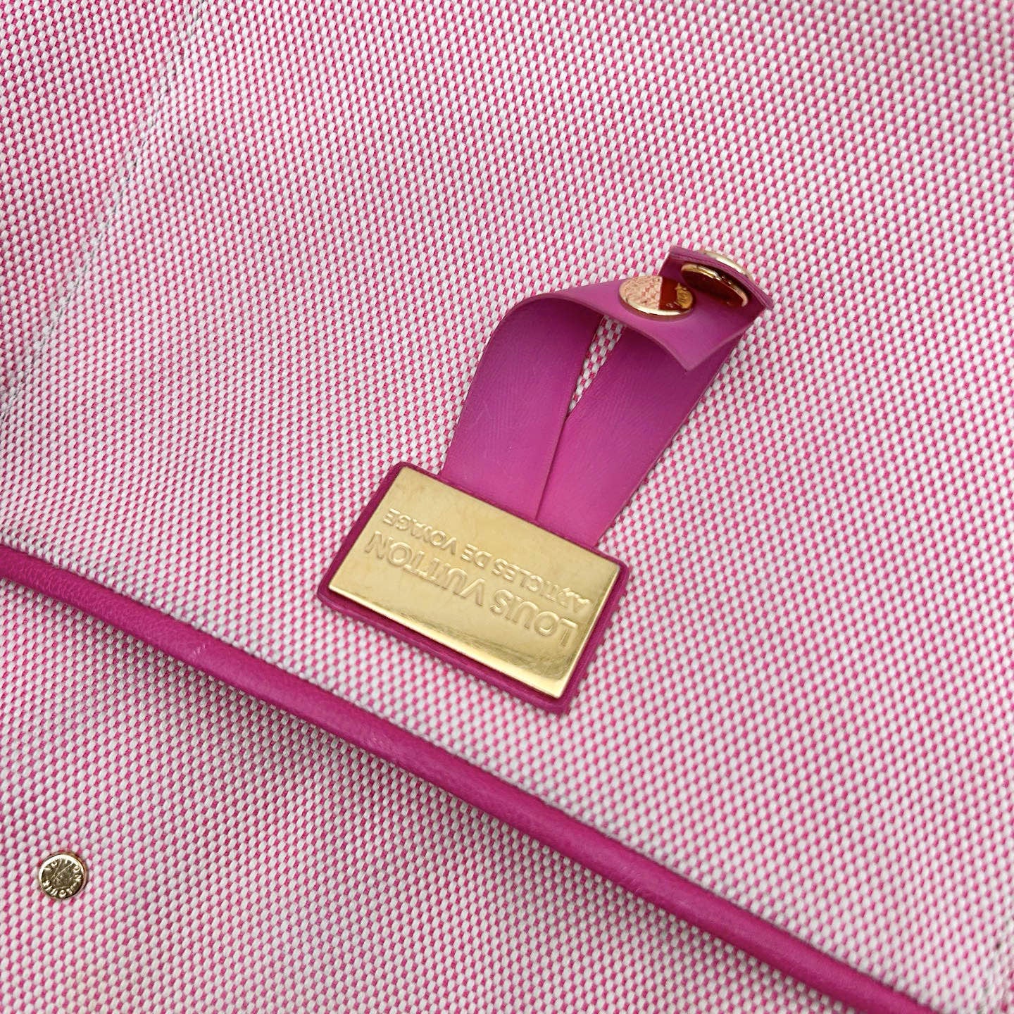 Louis Vuitton Pink Printed Canvas 2009 Spring/Summer Limited Crossbody Shoulder Bag [Used]