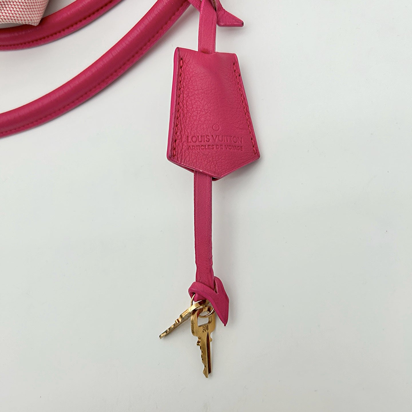 Louis Vuitton Pink Printed Canvas 2009 Spring/Summer Limited Crossbody Shoulder Bag [Used]
