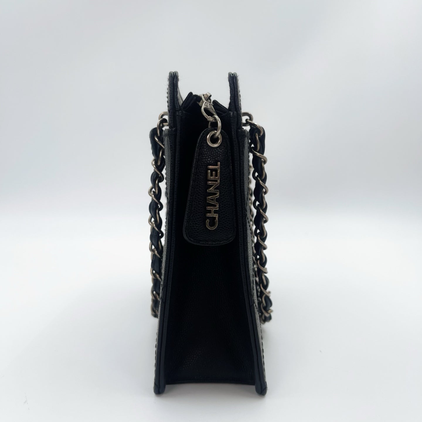 Chanel Black Caviar Handbag [Used]