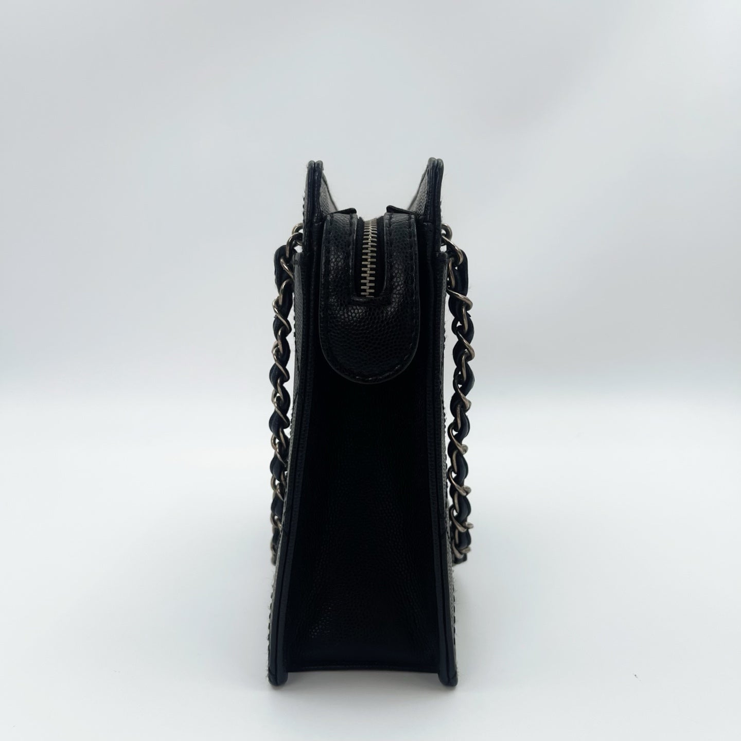 Chanel Black Caviar Handbag [Used]