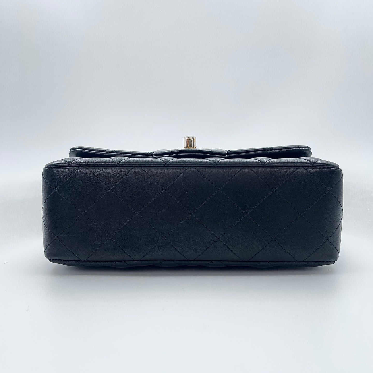 Chanel Black Mini Lambskin Coco Charms Rectangular Classic Flap Bag [Used]