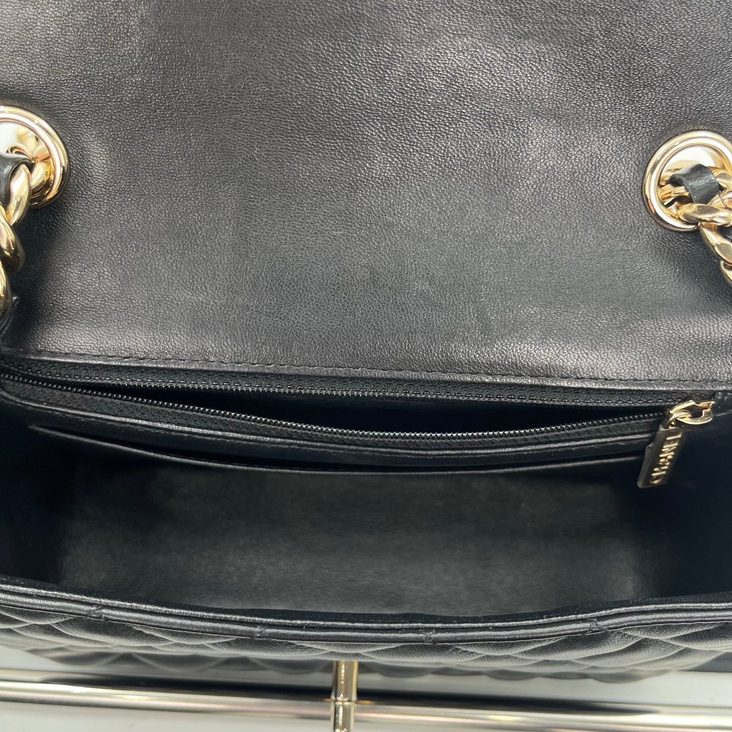 Chanel Black Mini Lambskin Coco Charms Rectangular Classic Flap Bag [Used]