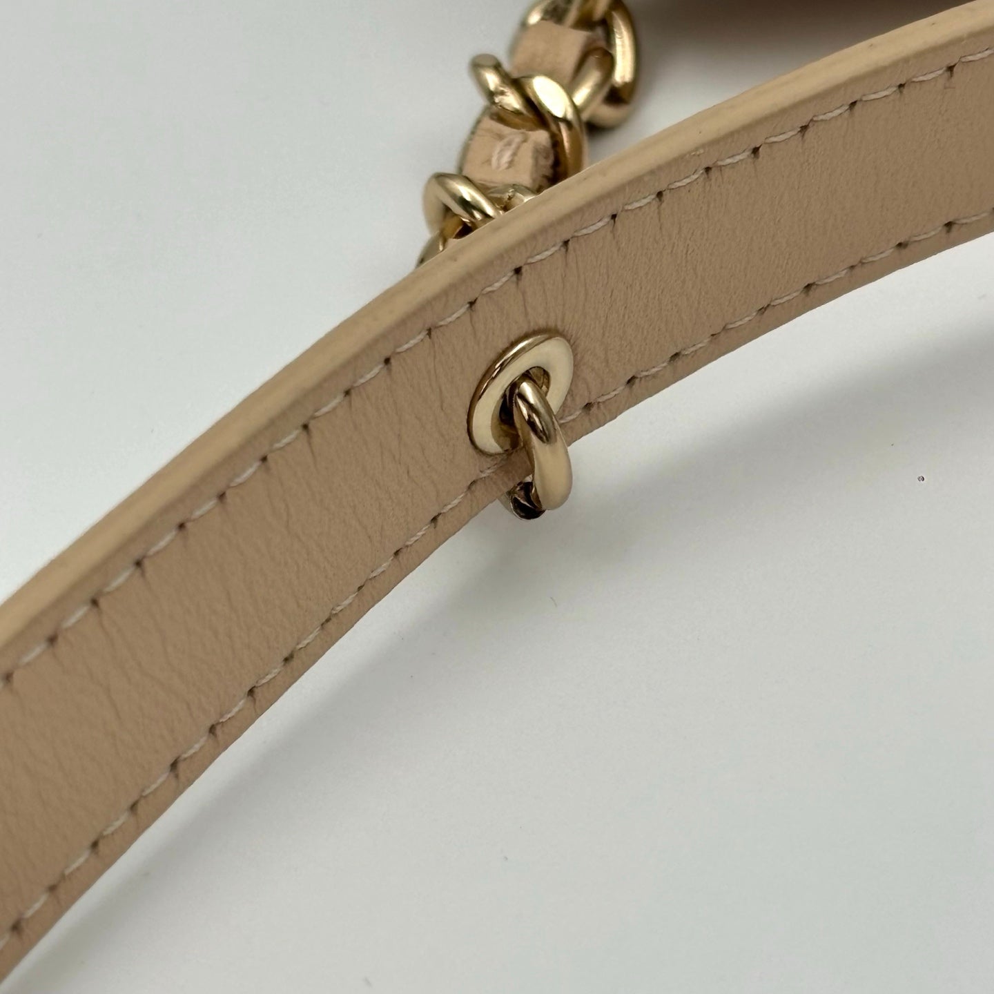 Chanel Beige Lambskin Quilted Waist Bag With Coin Purse [Used]