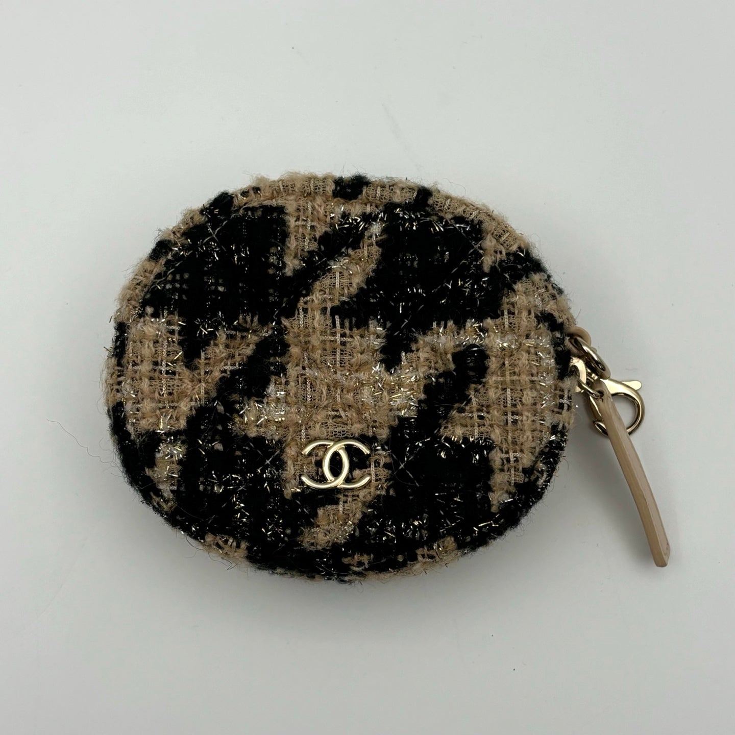 Chanel Beige Lambskin Quilted Waist Bag With Coin Purse [Used]