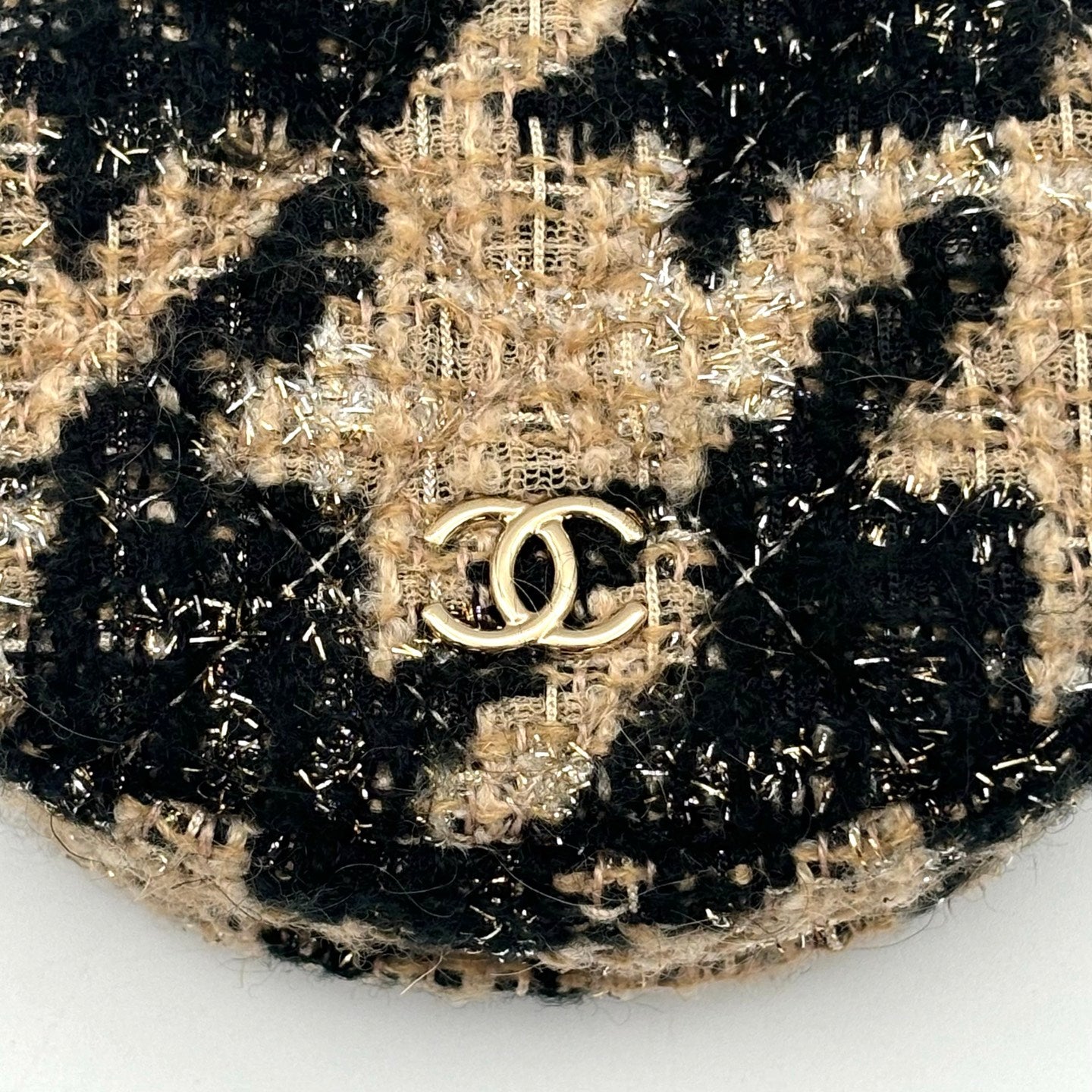Chanel Beige Lambskin Quilted Waist Bag With Coin Purse [Used]