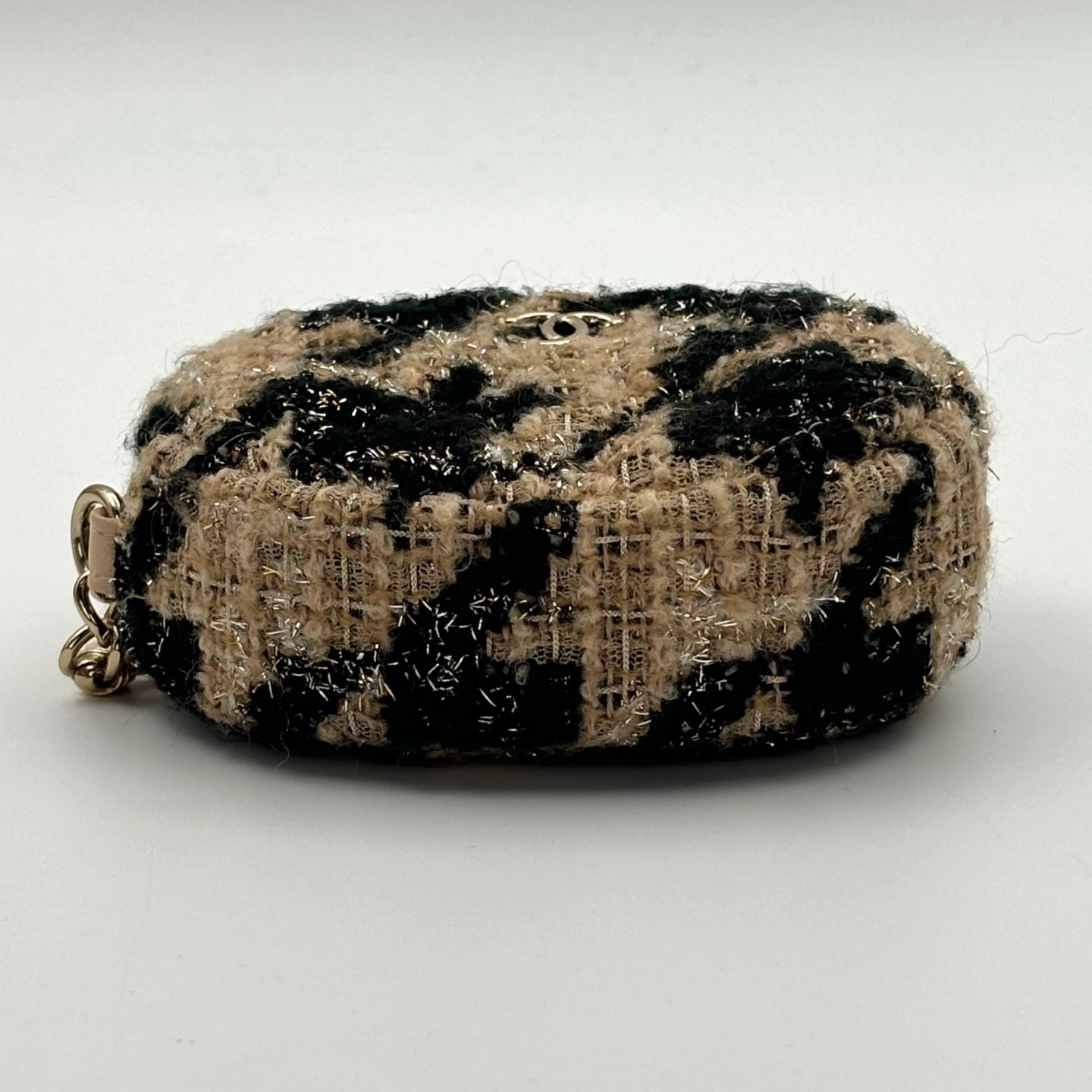Chanel Beige Lambskin Quilted Waist Bag With Coin Purse [Used]