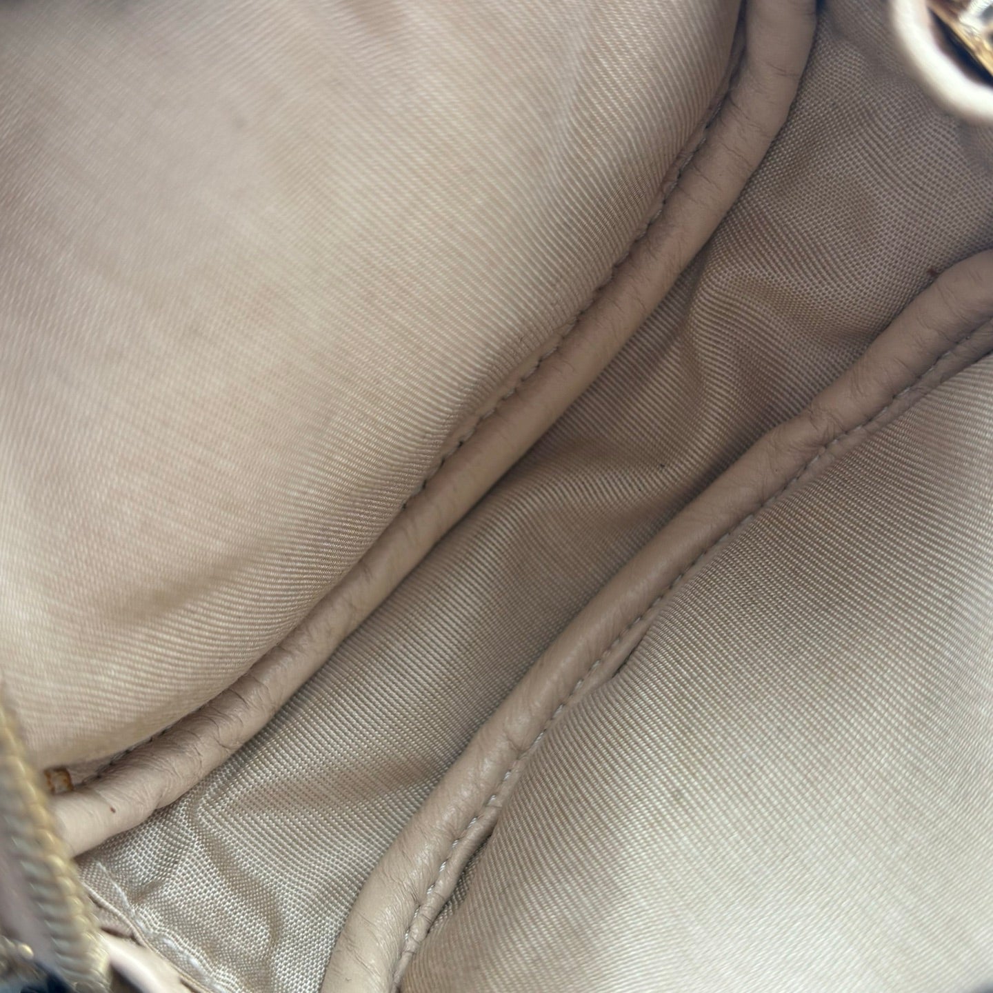 Chanel Beige Lambskin Quilted Waist Bag With Coin Purse [Used]
