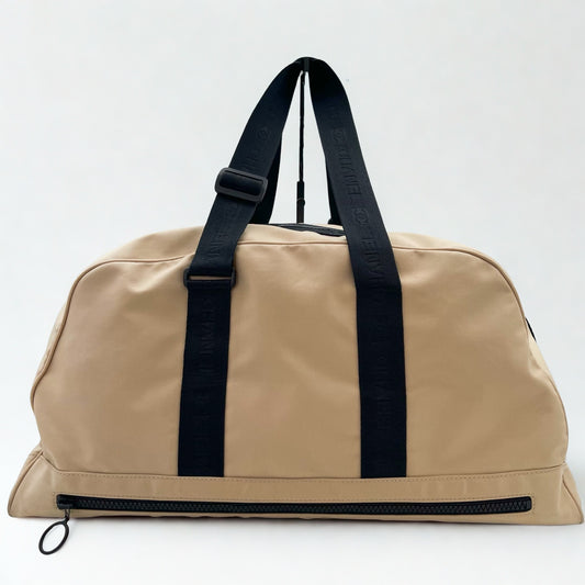 Chanel Beige Nylon Sports Boston Bag Shoulder Bag [Used]