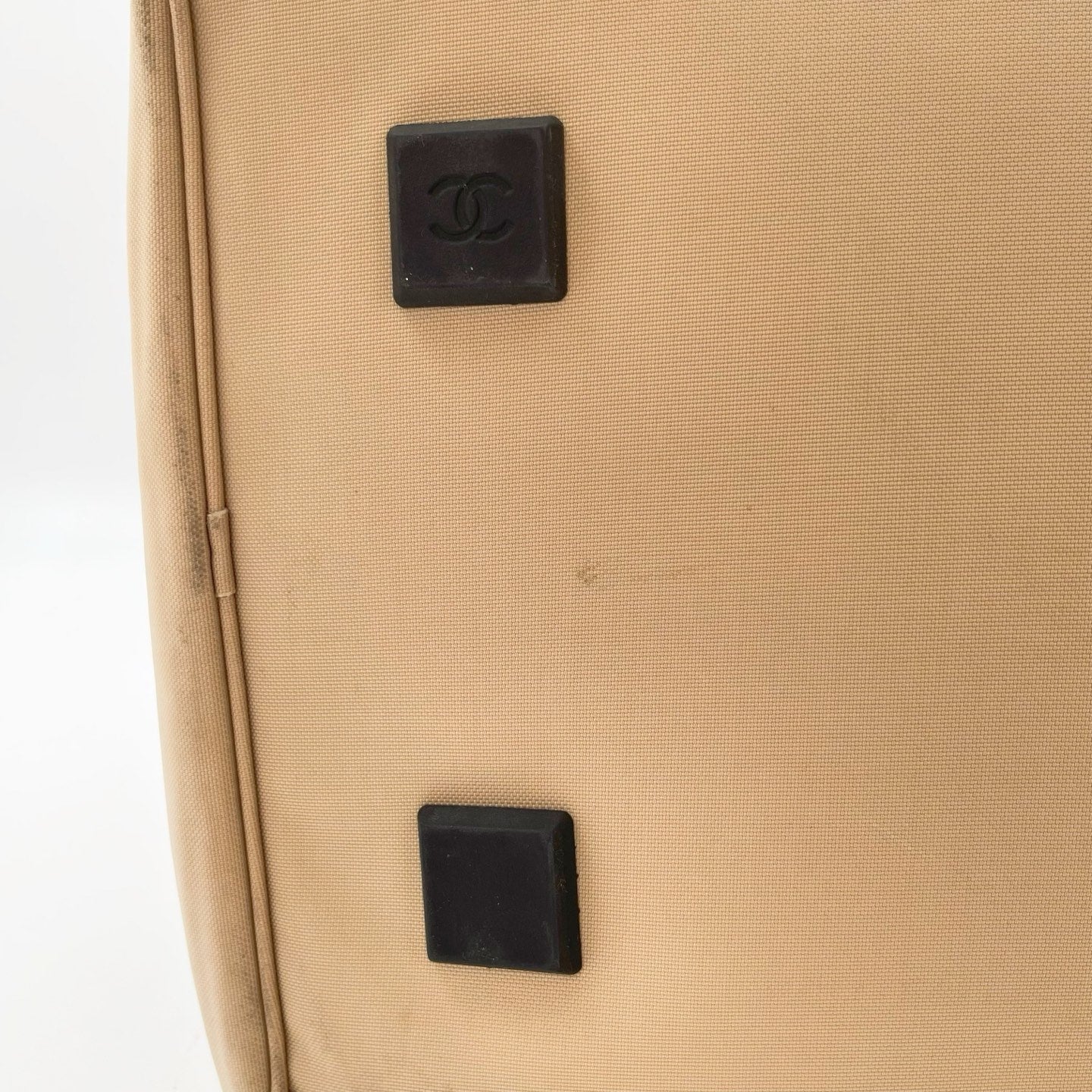 Chanel Beige Nylon Sports Boston Bag Shoulder Bag [Used]