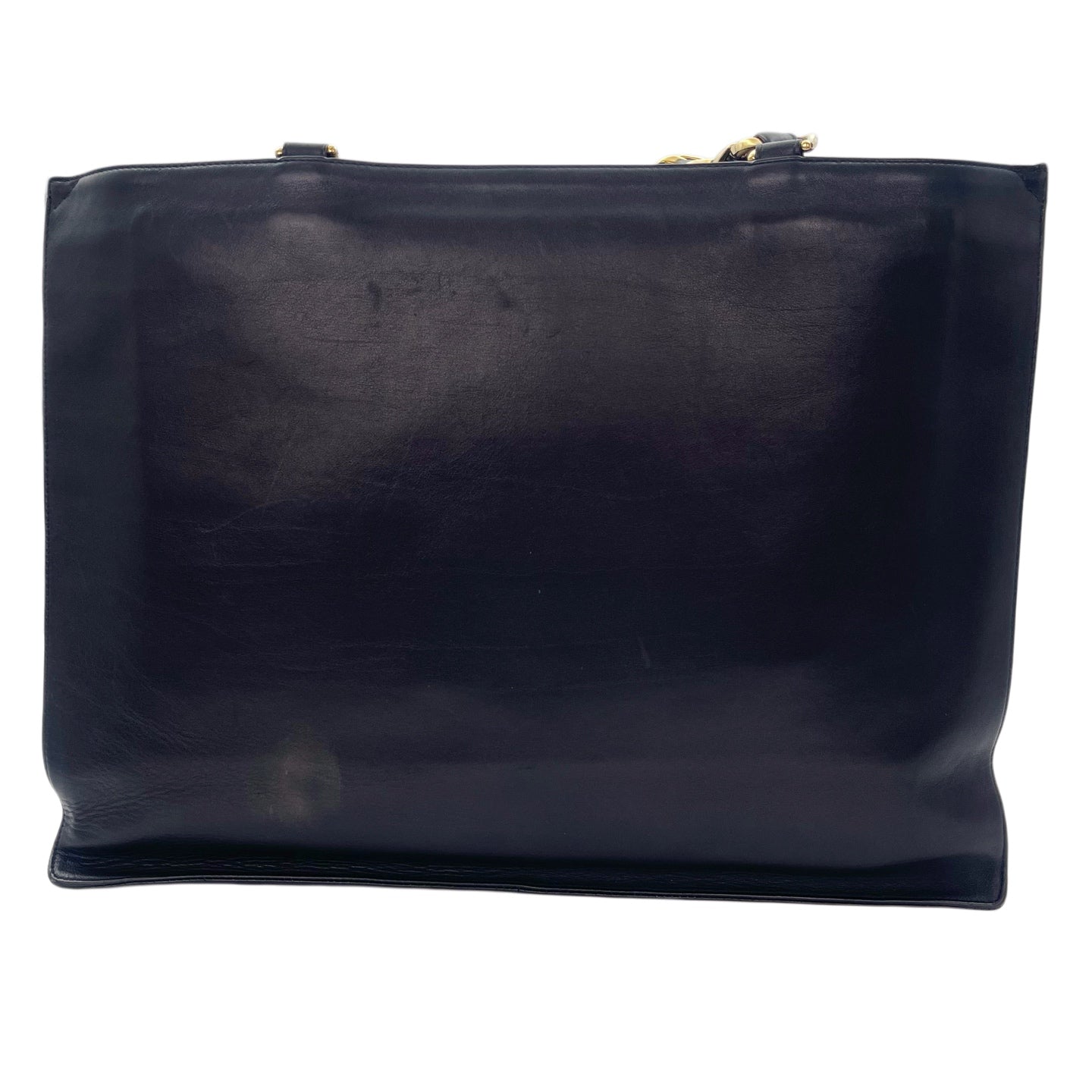 Chanel Black CC Embossed Caviar Gold Hardware Tote Bag [Used]