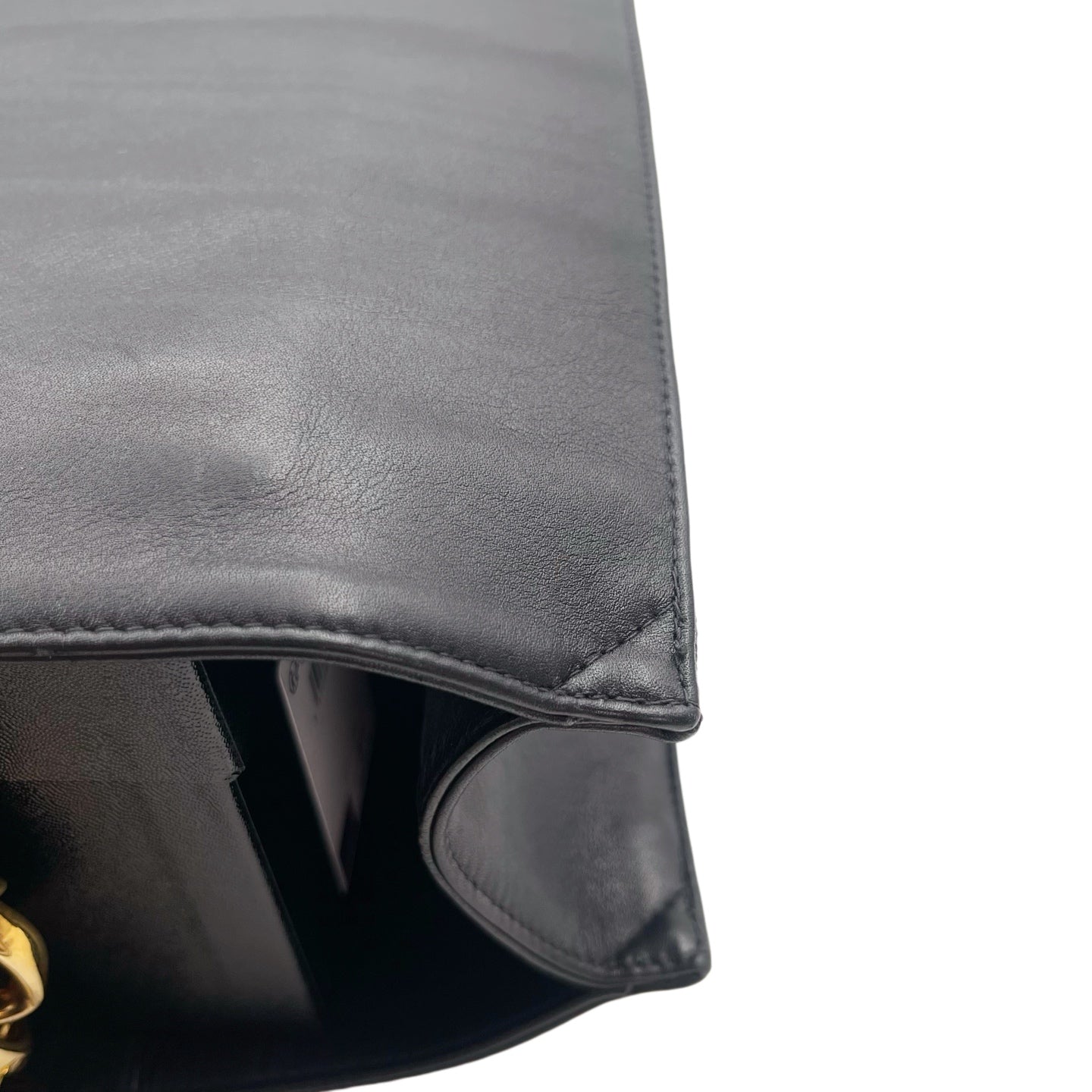 Chanel Black CC Embossed Caviar Gold Hardware Tote Bag [Used]