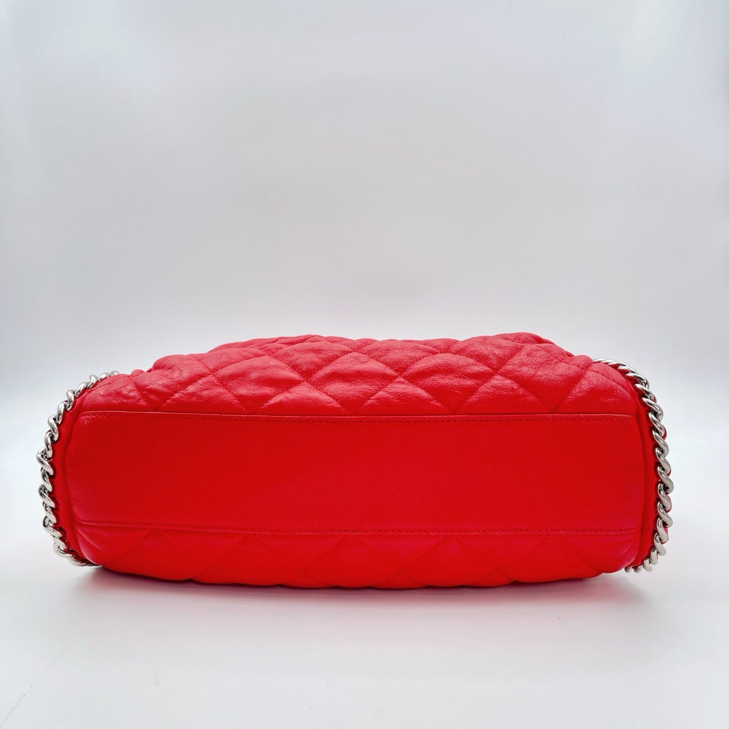 Chanel Red Caviar French Riviera Hobo Bag [Used]