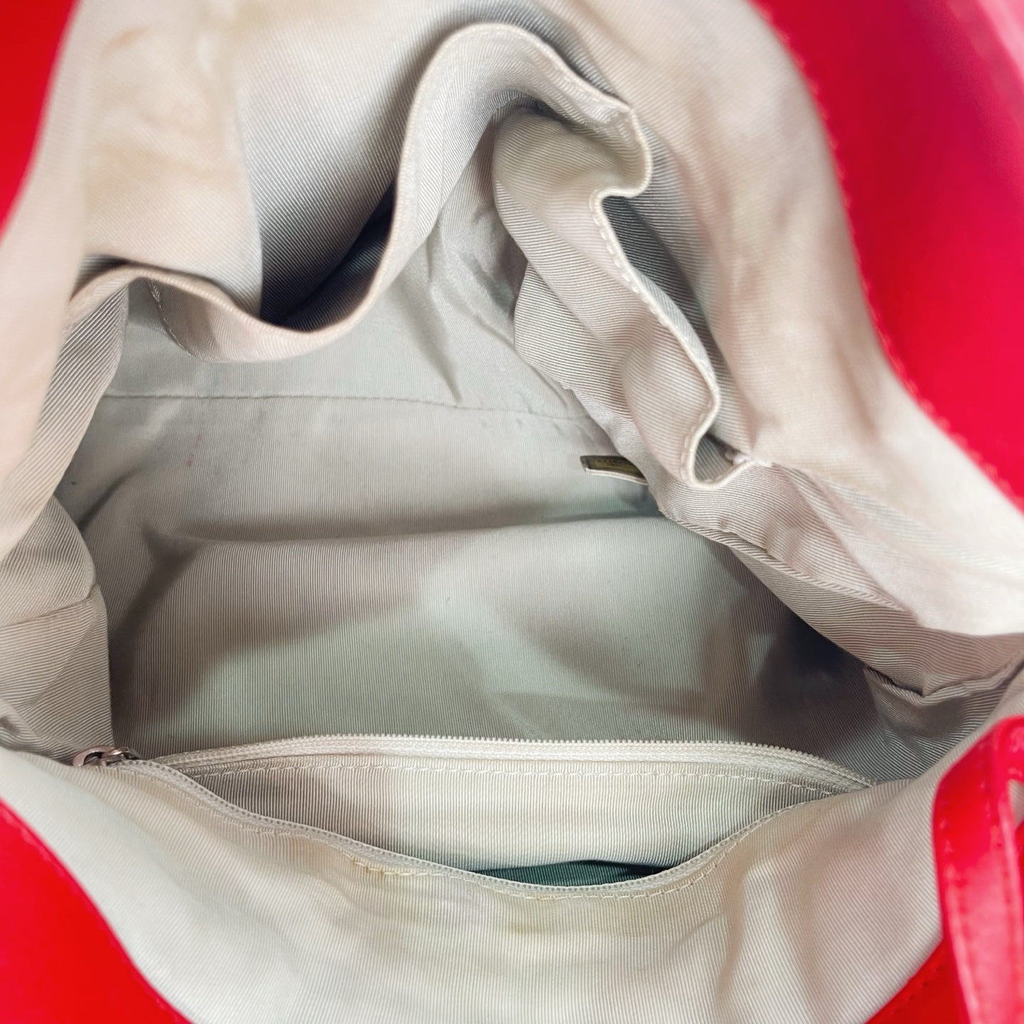 Chanel Red Caviar French Riviera Hobo Bag [Used]