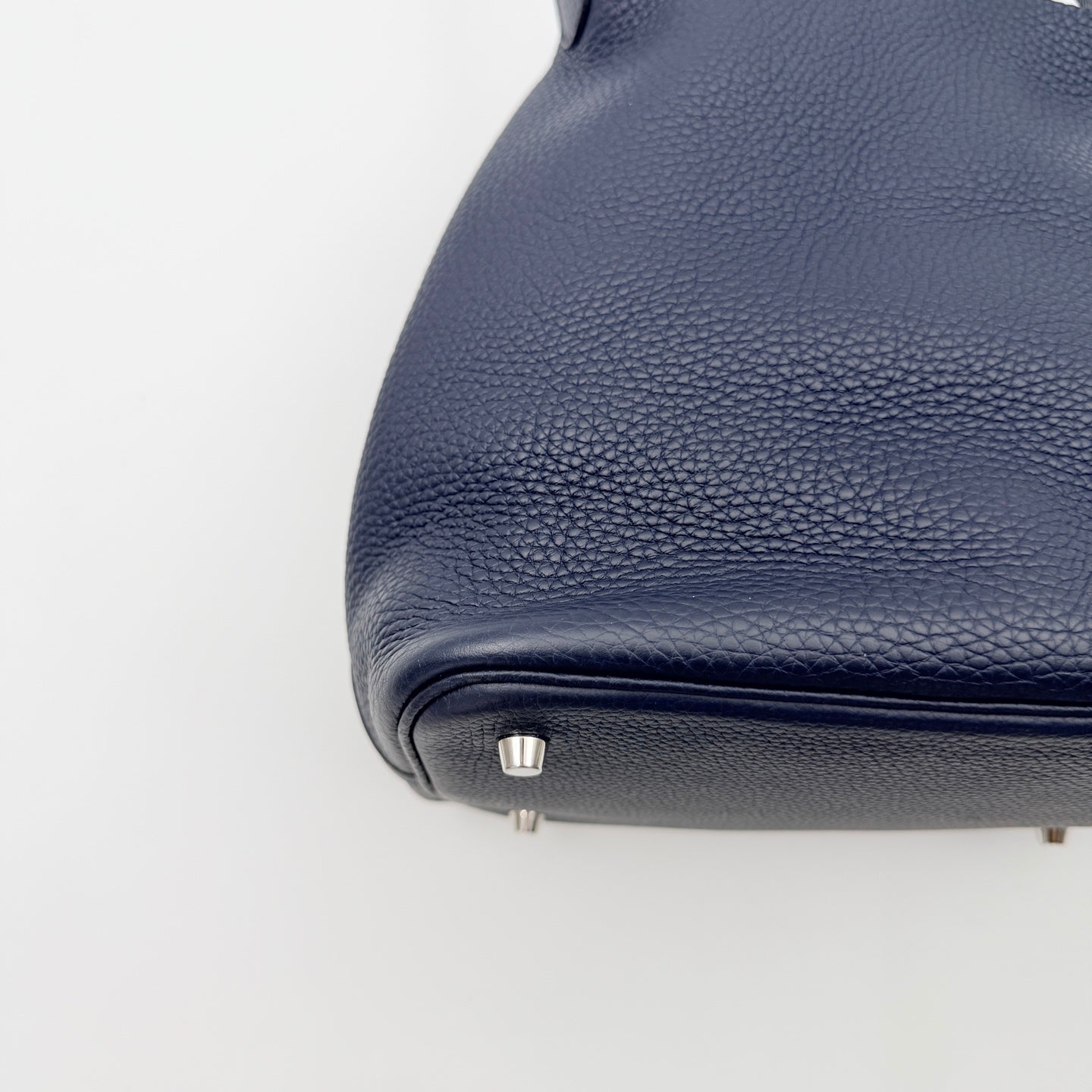 Hermès Picotin 22 in Bleu Nuit Clemence Leather [Used]