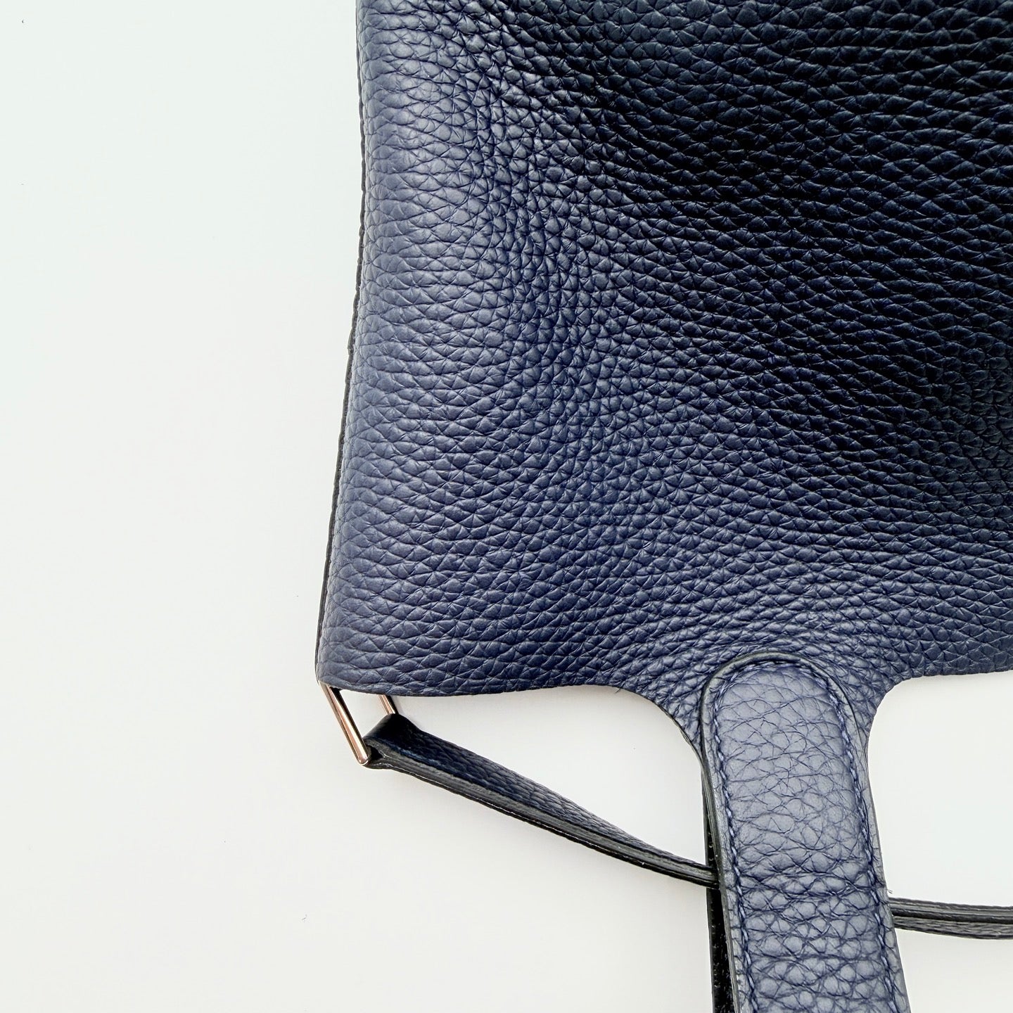 Hermès Picotin 22 in Bleu Nuit Clemence Leather [Used]