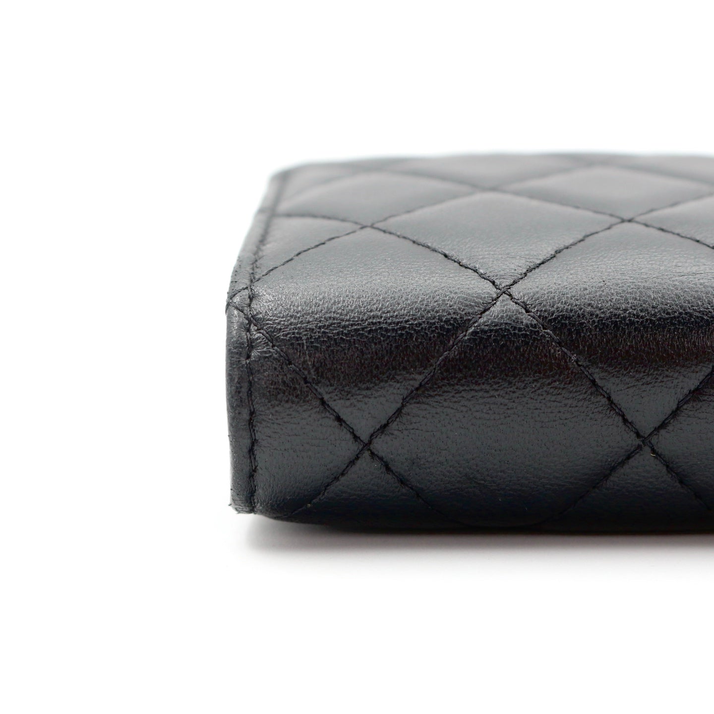 Chanel Black CC Chic Quilted Lambskin Wallet On Chain [Used]