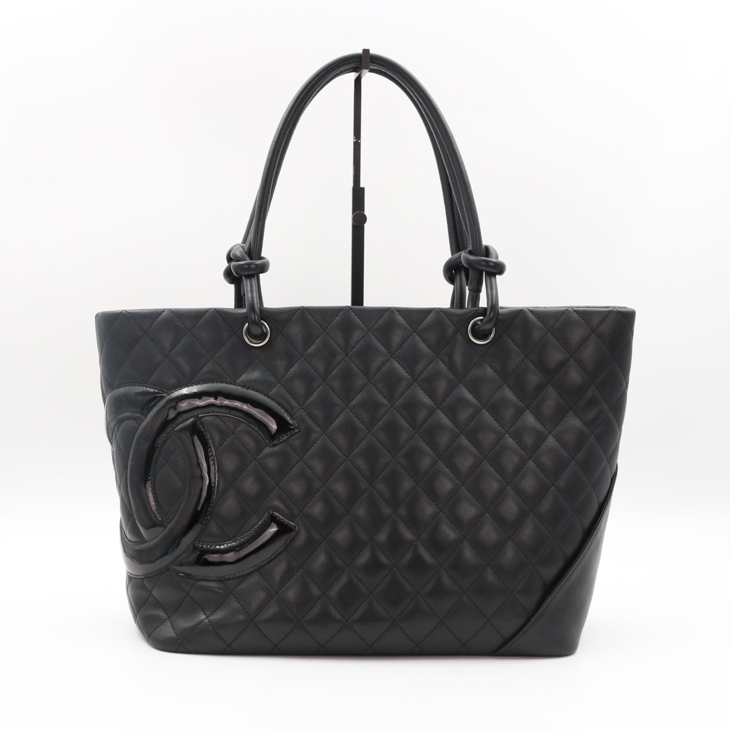 Chanel Black Cambon Tote Bag [Used]