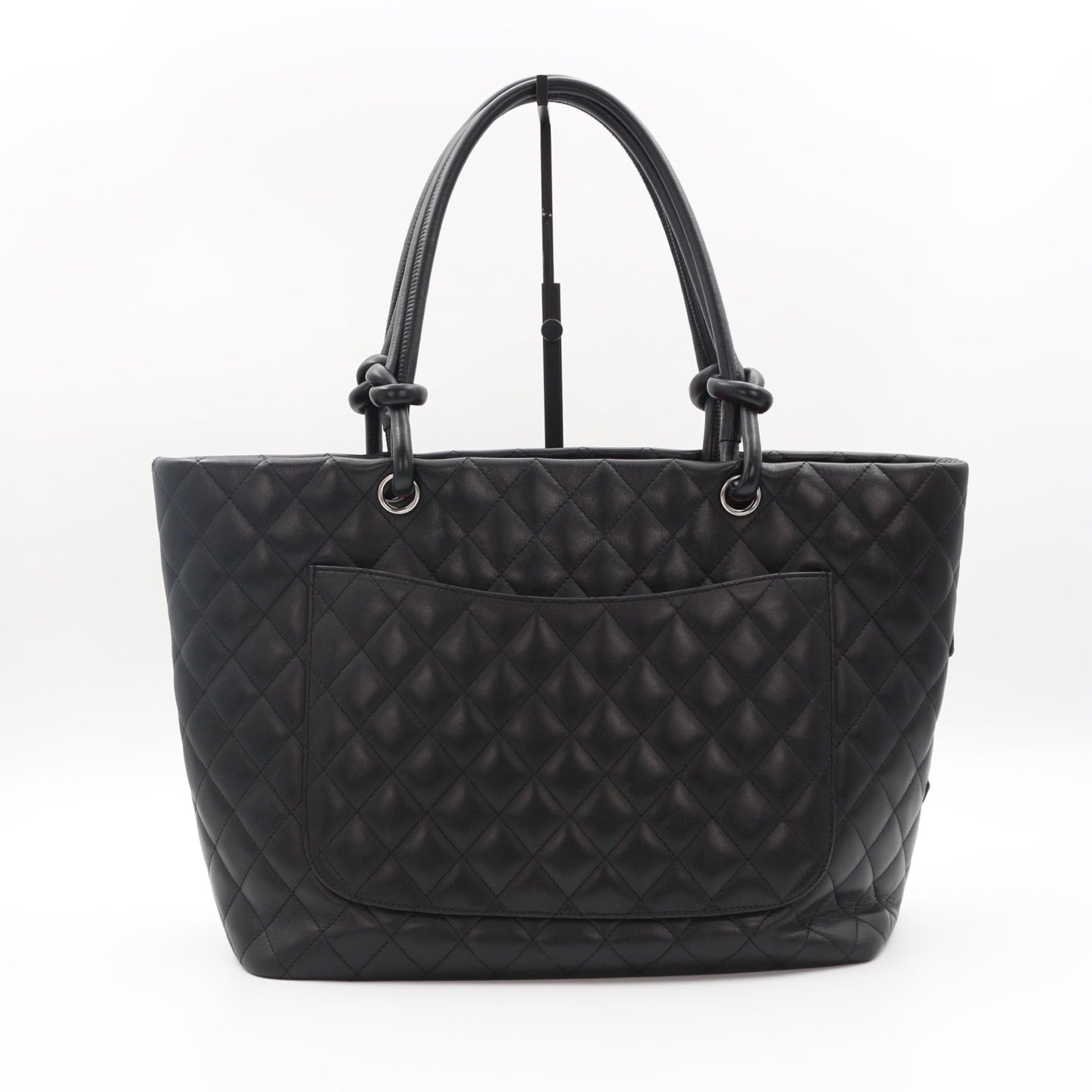 Chanel Black Cambon Tote Bag [Used]