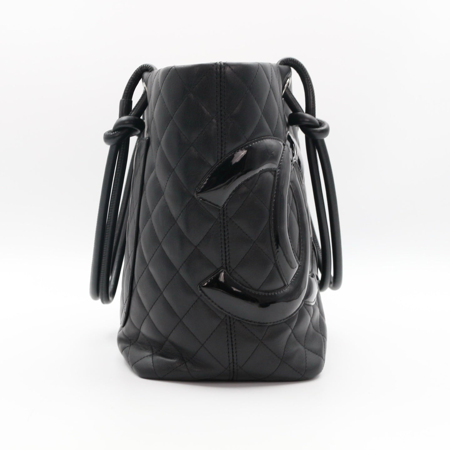 Chanel Black Cambon Tote Bag [Used]