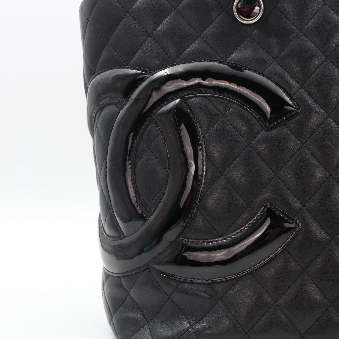 Chanel Black Cambon Tote Bag [Used]