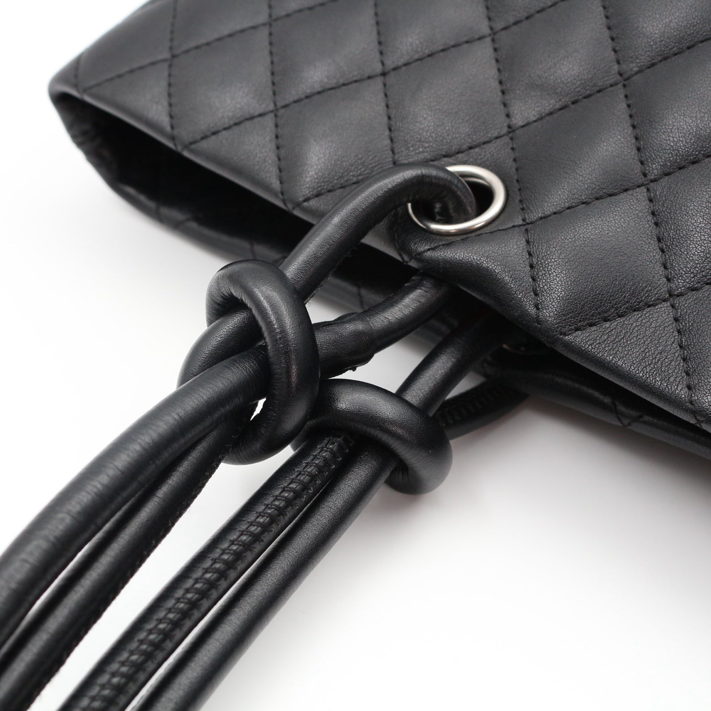 Chanel Black Cambon Tote Bag [Used]
