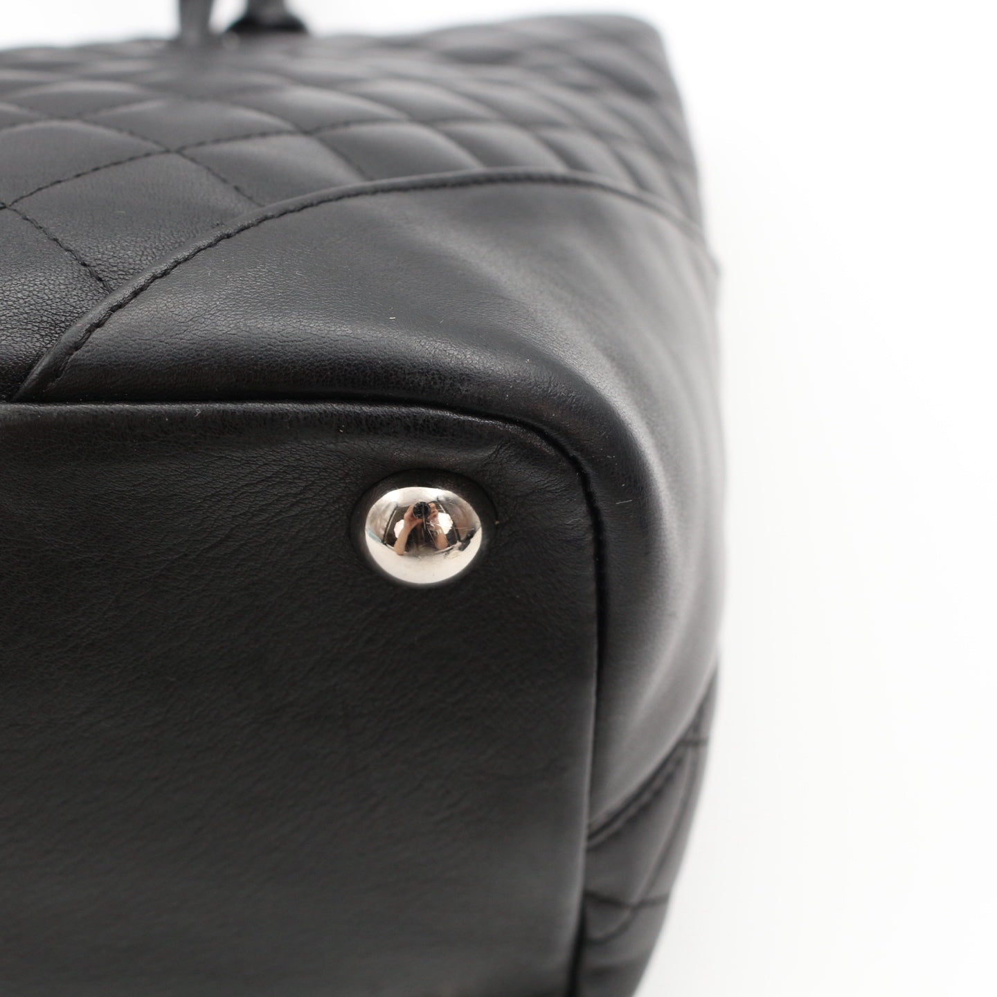 Chanel Black Cambon Tote Bag [Used]