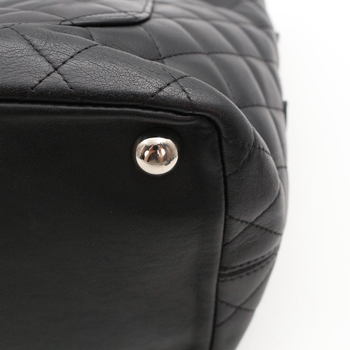 Chanel Black Cambon Tote Bag [Used]