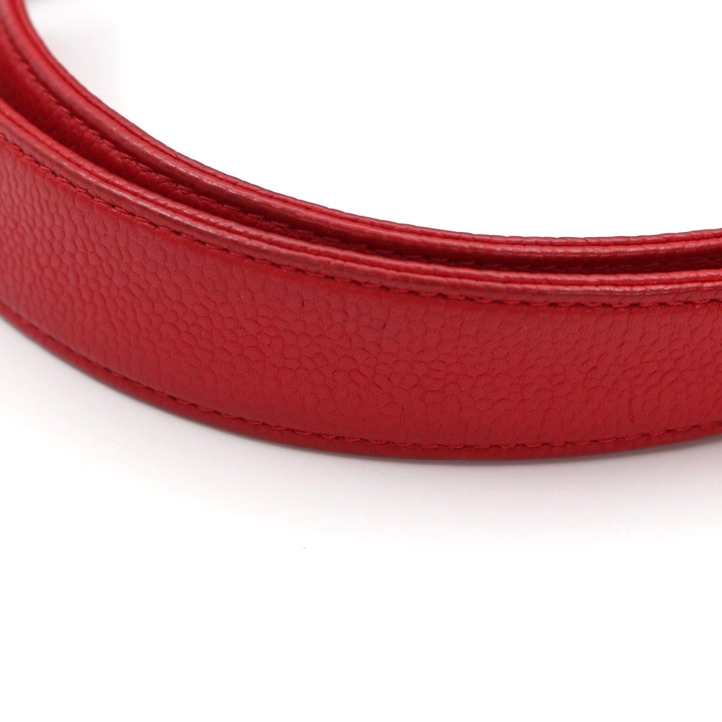 Chanel Red Petite Shopping Tote Bag [Used]