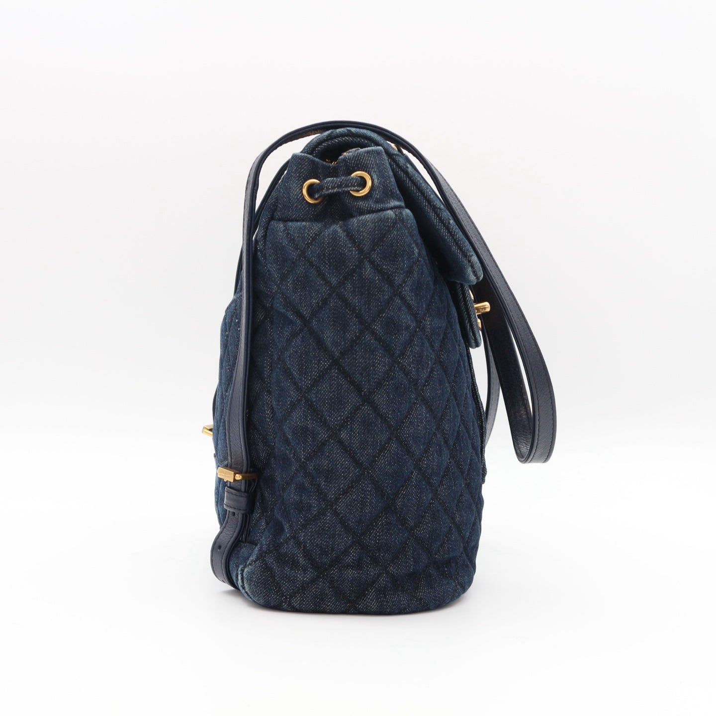 Chanel Blue Denim Urban Spirit Backpack [Used]