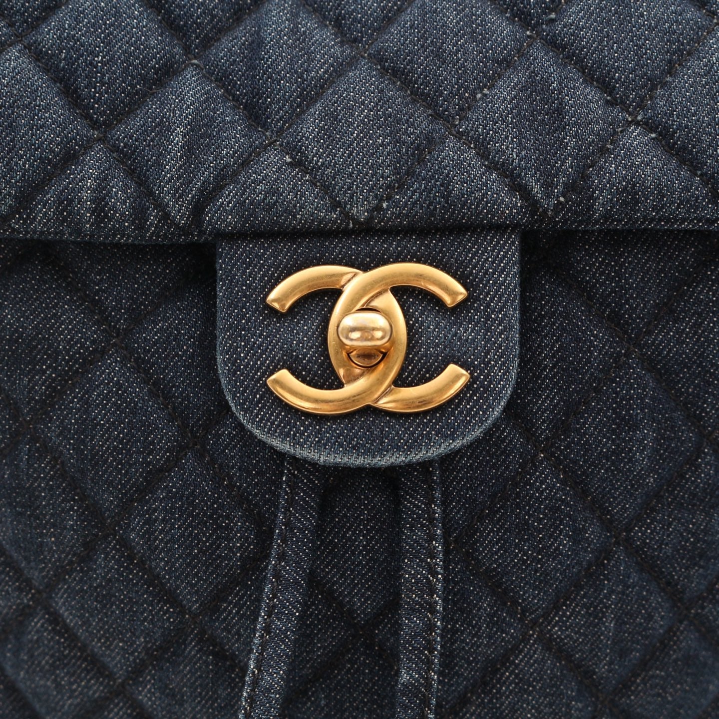 Chanel Blue Denim Urban Spirit Backpack [Used]