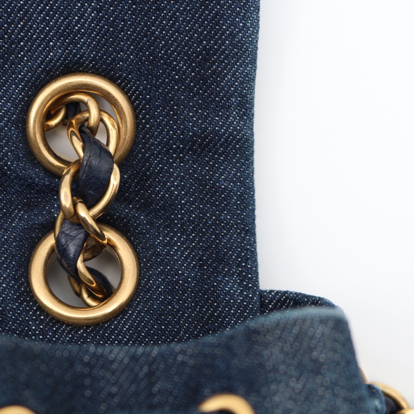 Chanel Blue Denim Urban Spirit Backpack [Used]