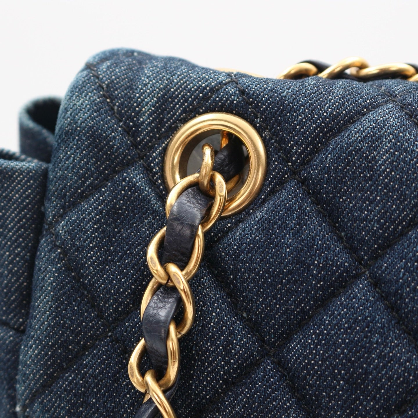 Chanel Blue Denim Urban Spirit Backpack [Used]