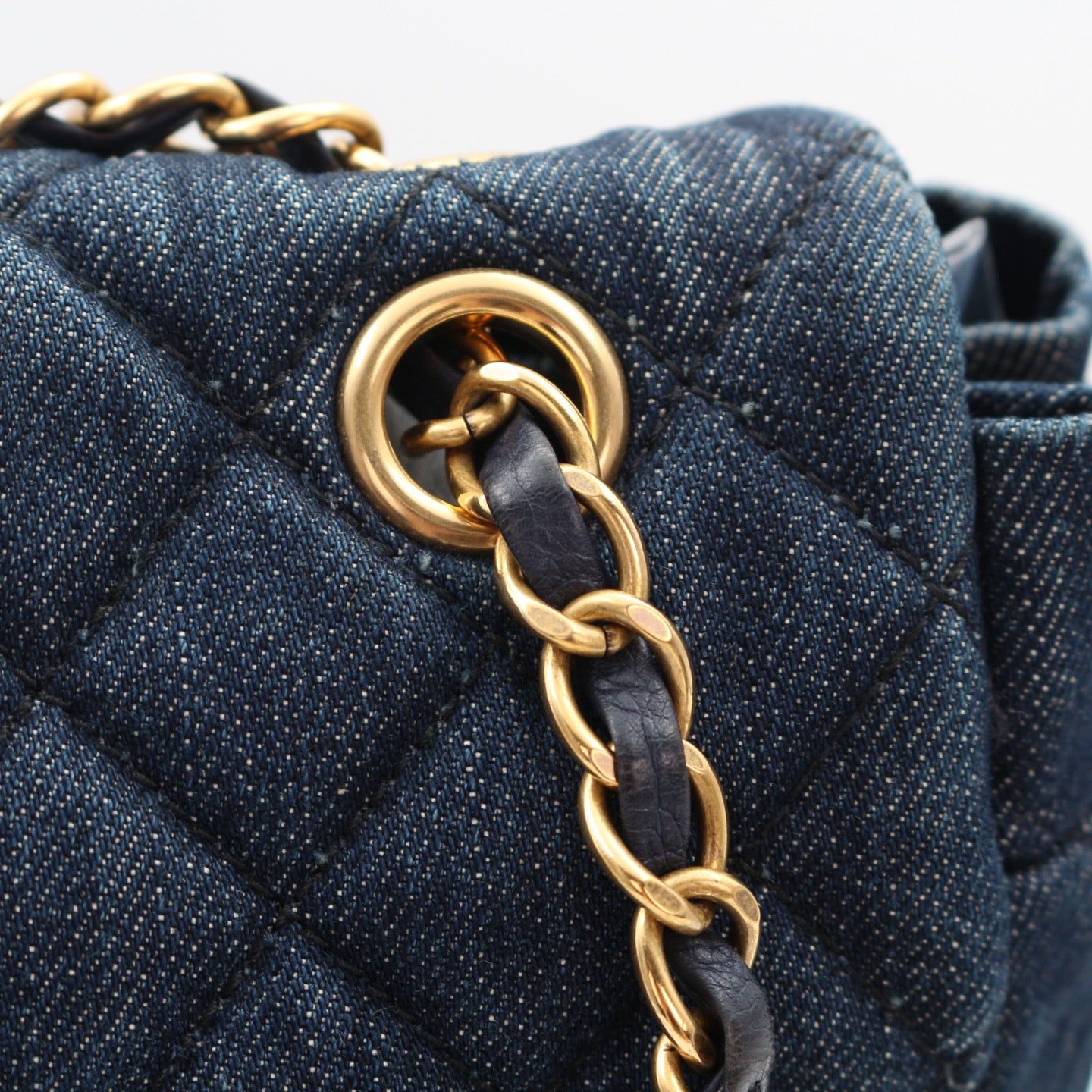 Chanel Blue Denim Urban Spirit Backpack [Used]