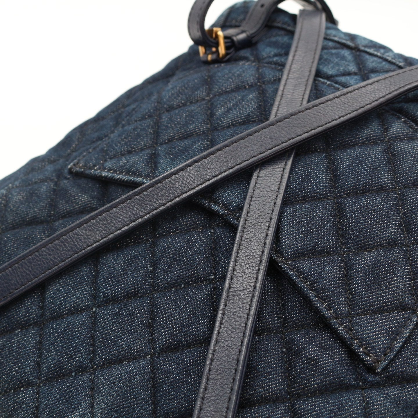 Chanel Blue Denim Urban Spirit Backpack [Used]