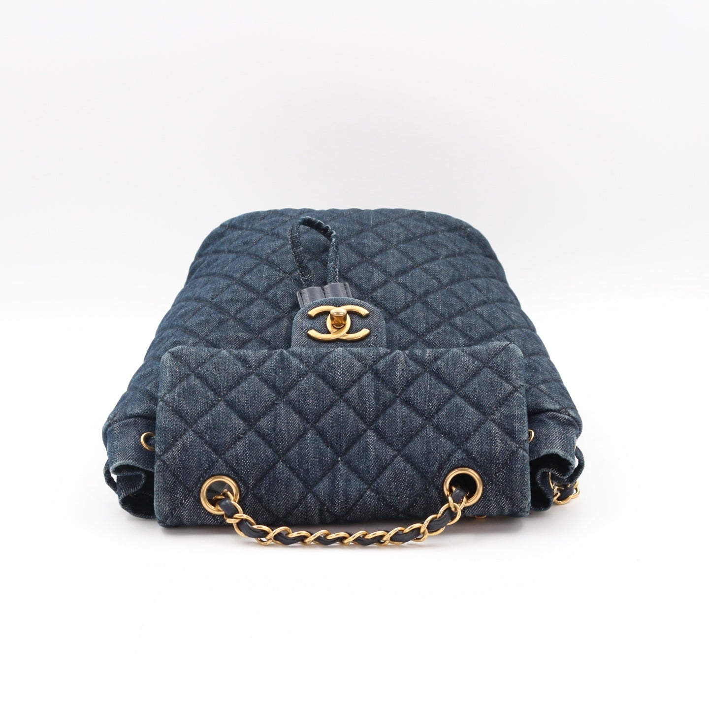 Chanel Blue Denim Urban Spirit Backpack [Used]