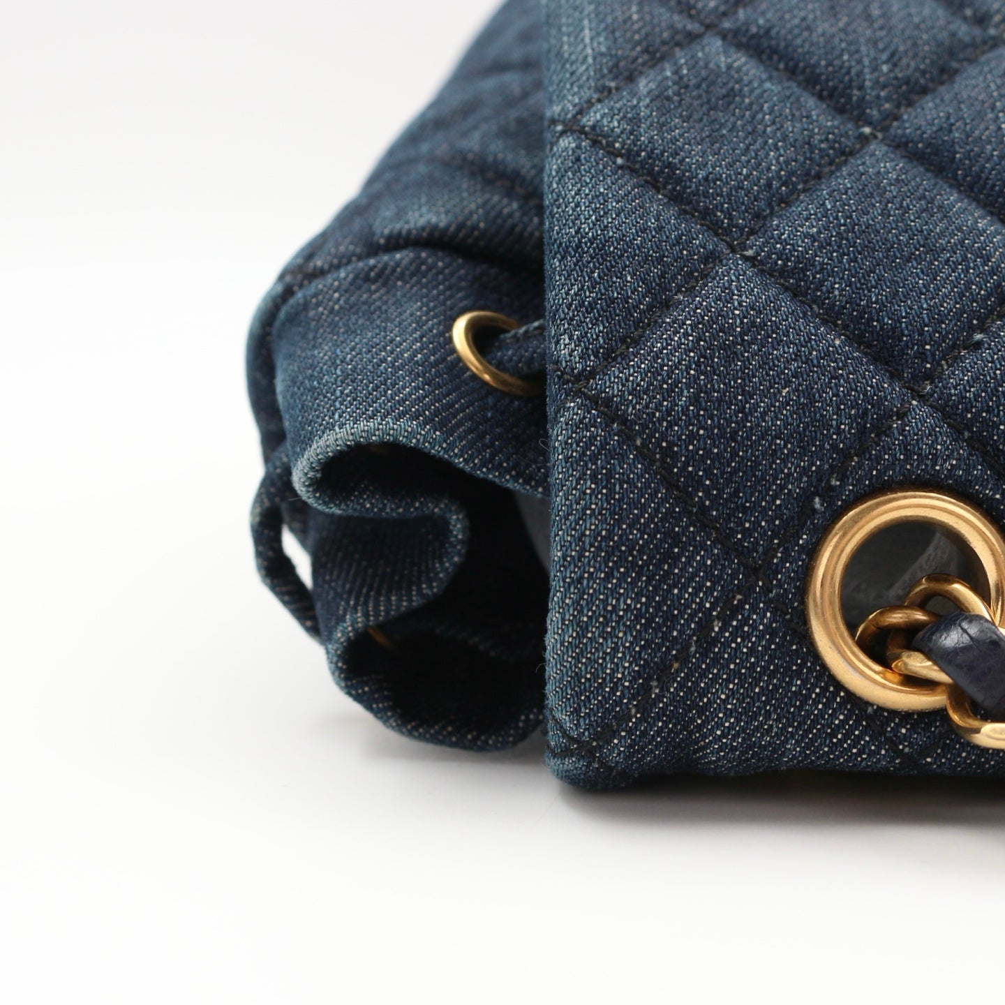 Chanel Blue Denim Urban Spirit Backpack [Used]