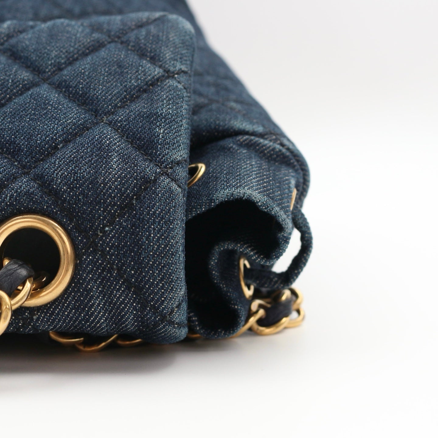 Chanel Blue Denim Urban Spirit Backpack [Used]