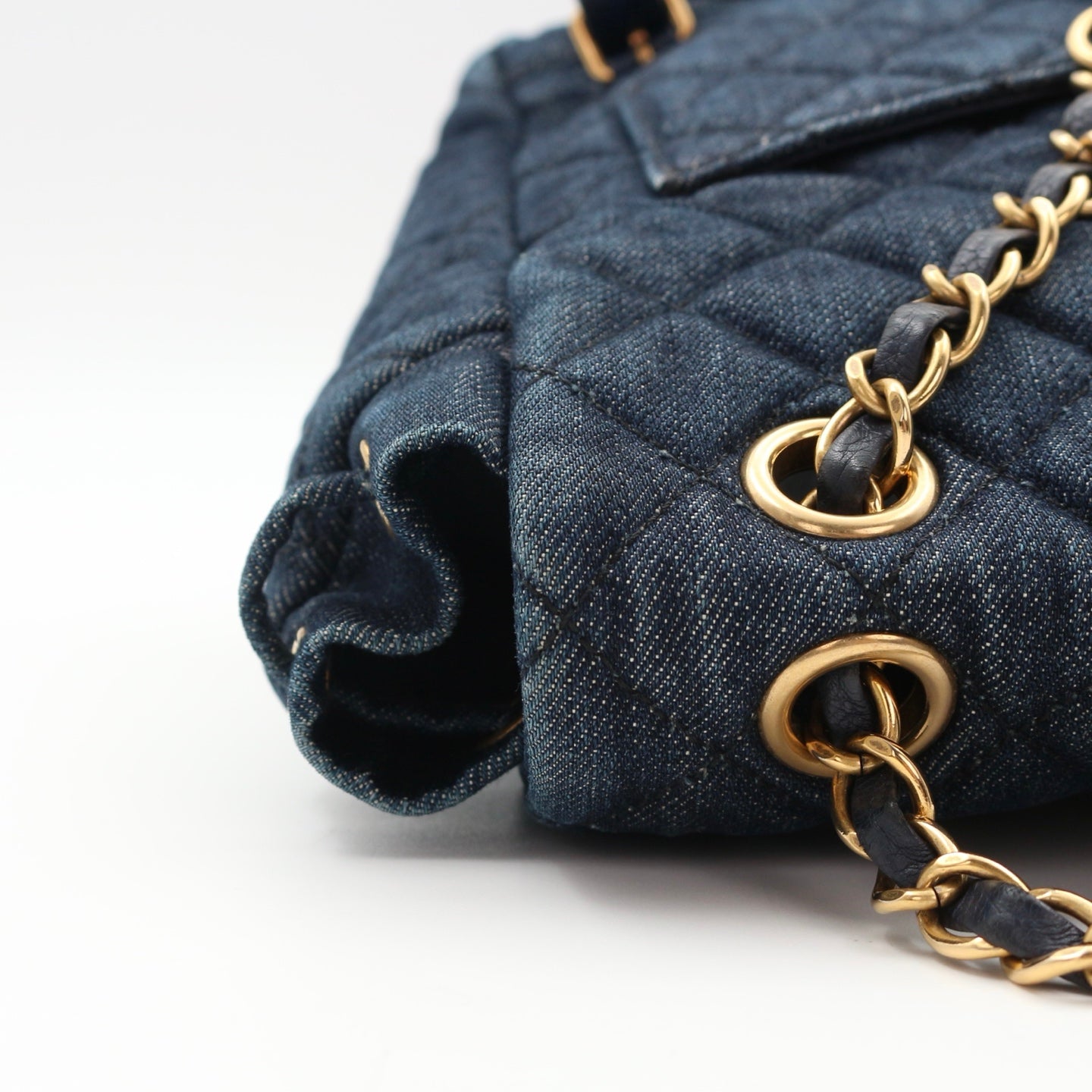 Chanel Blue Denim Urban Spirit Backpack [Used]