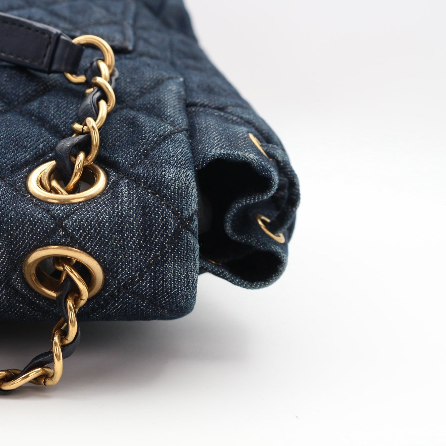 Chanel Blue Denim Urban Spirit Backpack [Used]