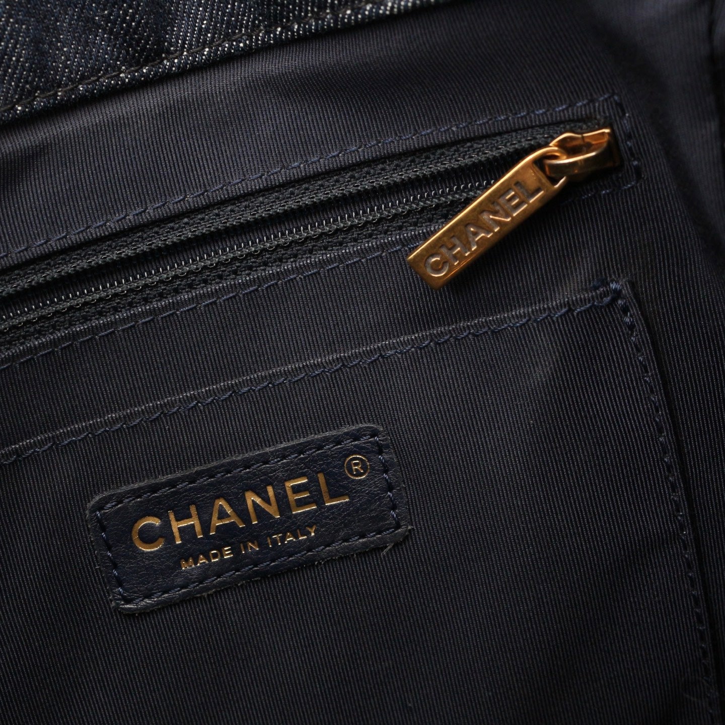 Chanel Blue Denim Urban Spirit Backpack [Used]