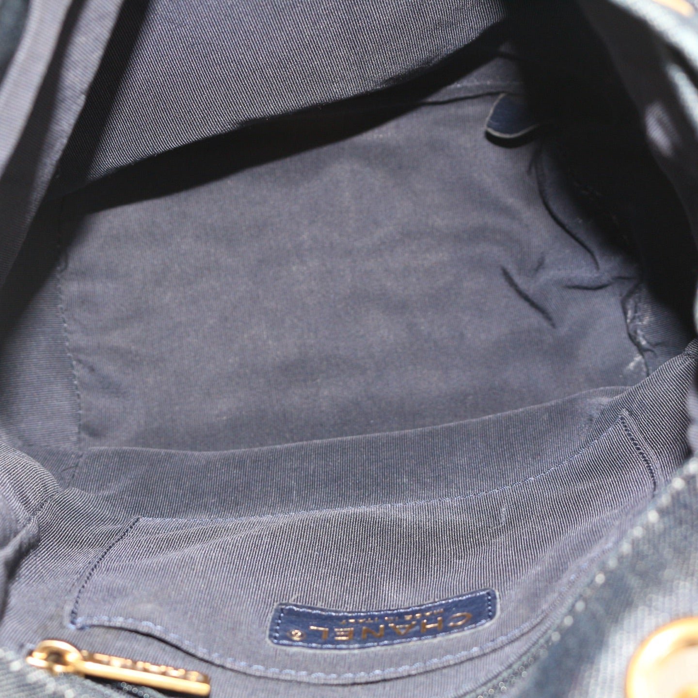 Chanel Blue Denim Urban Spirit Backpack [Used]
