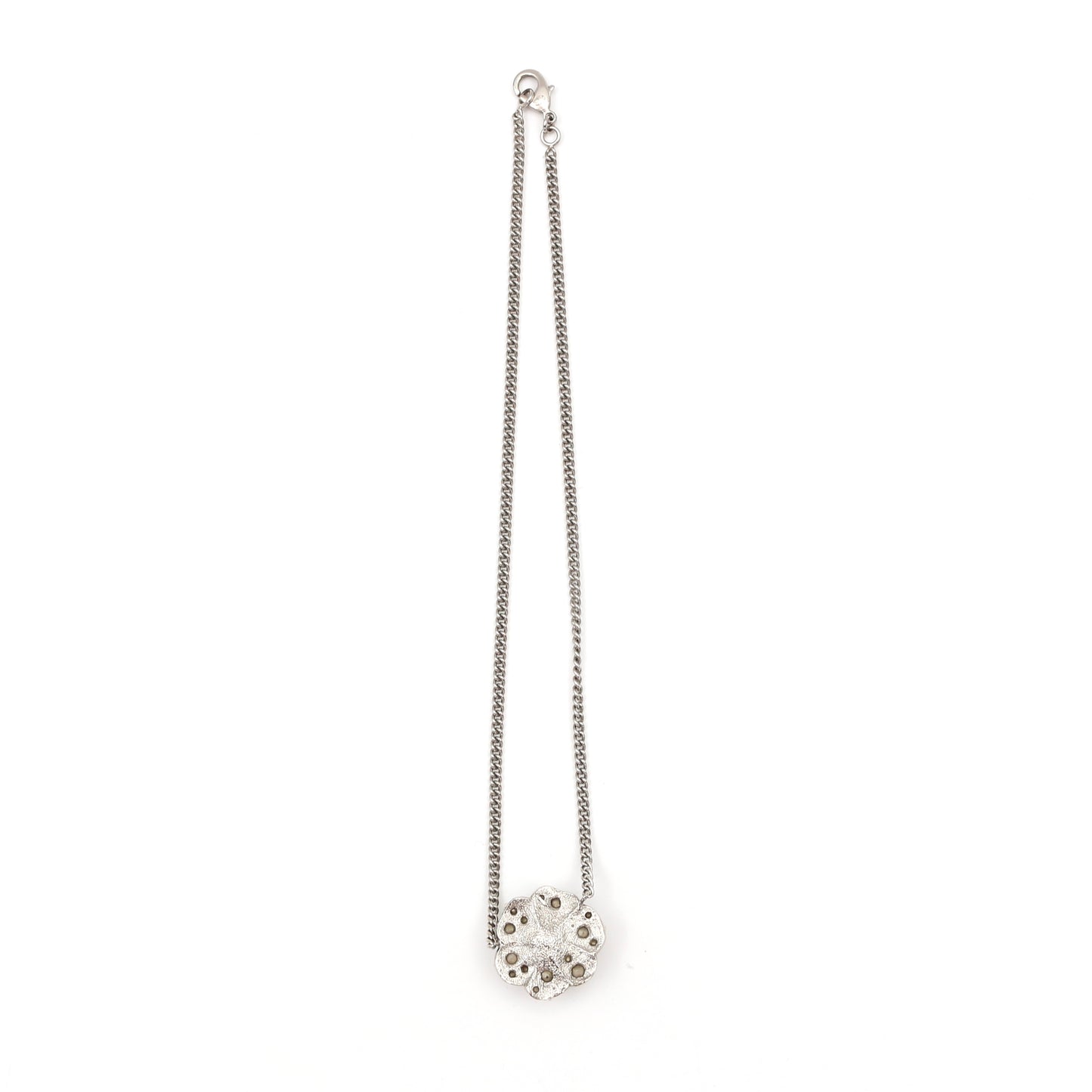 Chanel Camellia Flower Necklace [Used]