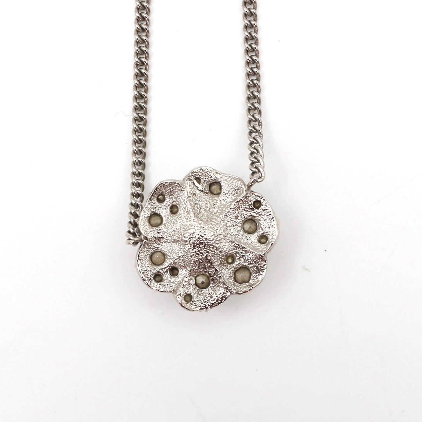 Chanel Camellia Flower Necklace [Used]