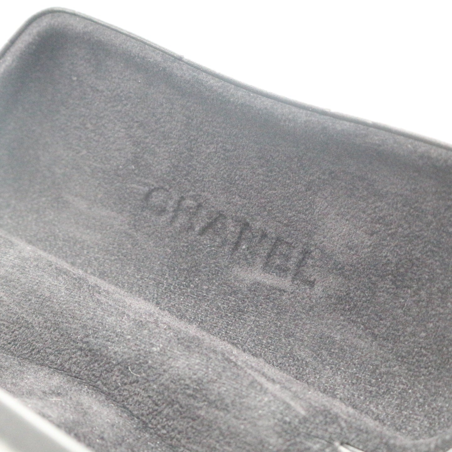 Chanel Black Gold Heart Cat-Eye Sunglasses [Used]