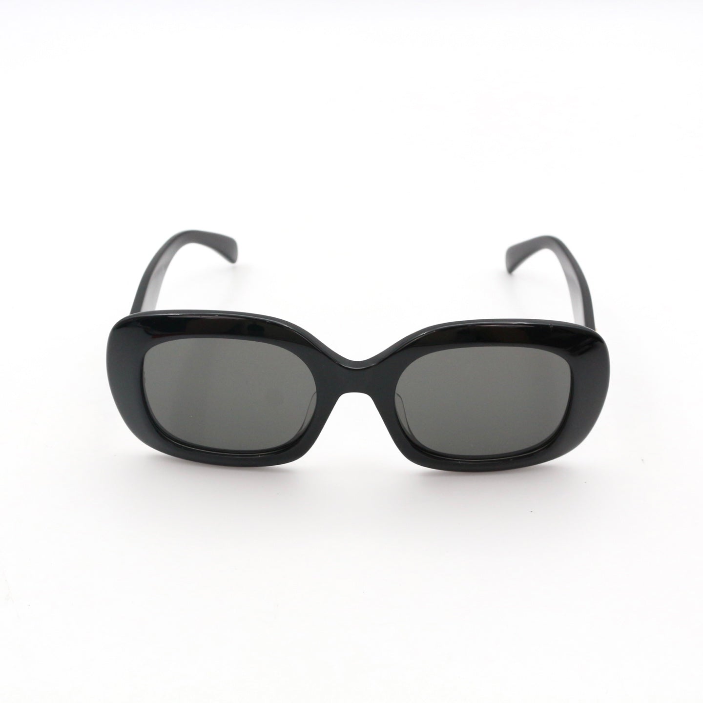 CELINE Triomphe Black Gold Sunglasses [Used]