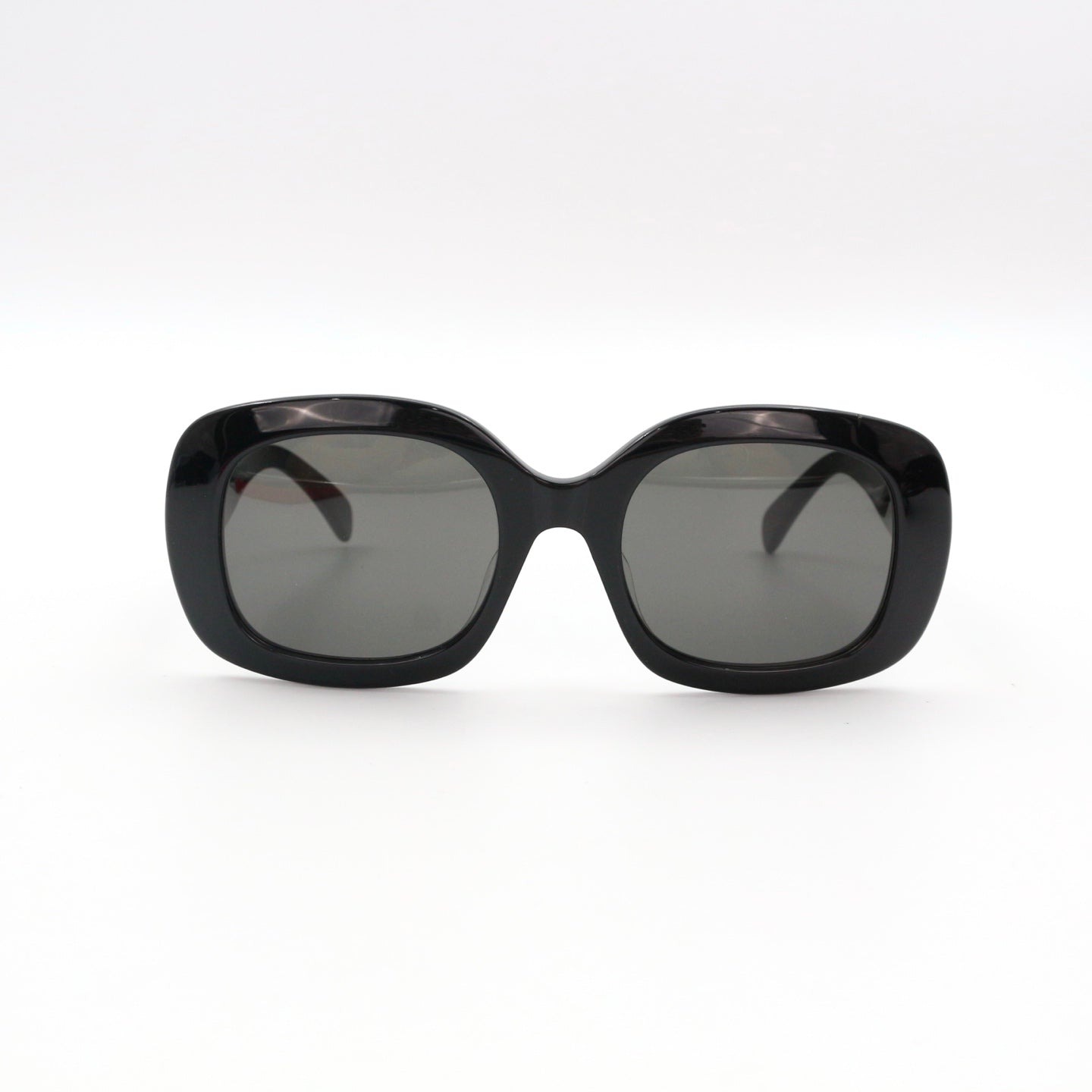CELINE Triomphe Black Gold Sunglasses [Used]