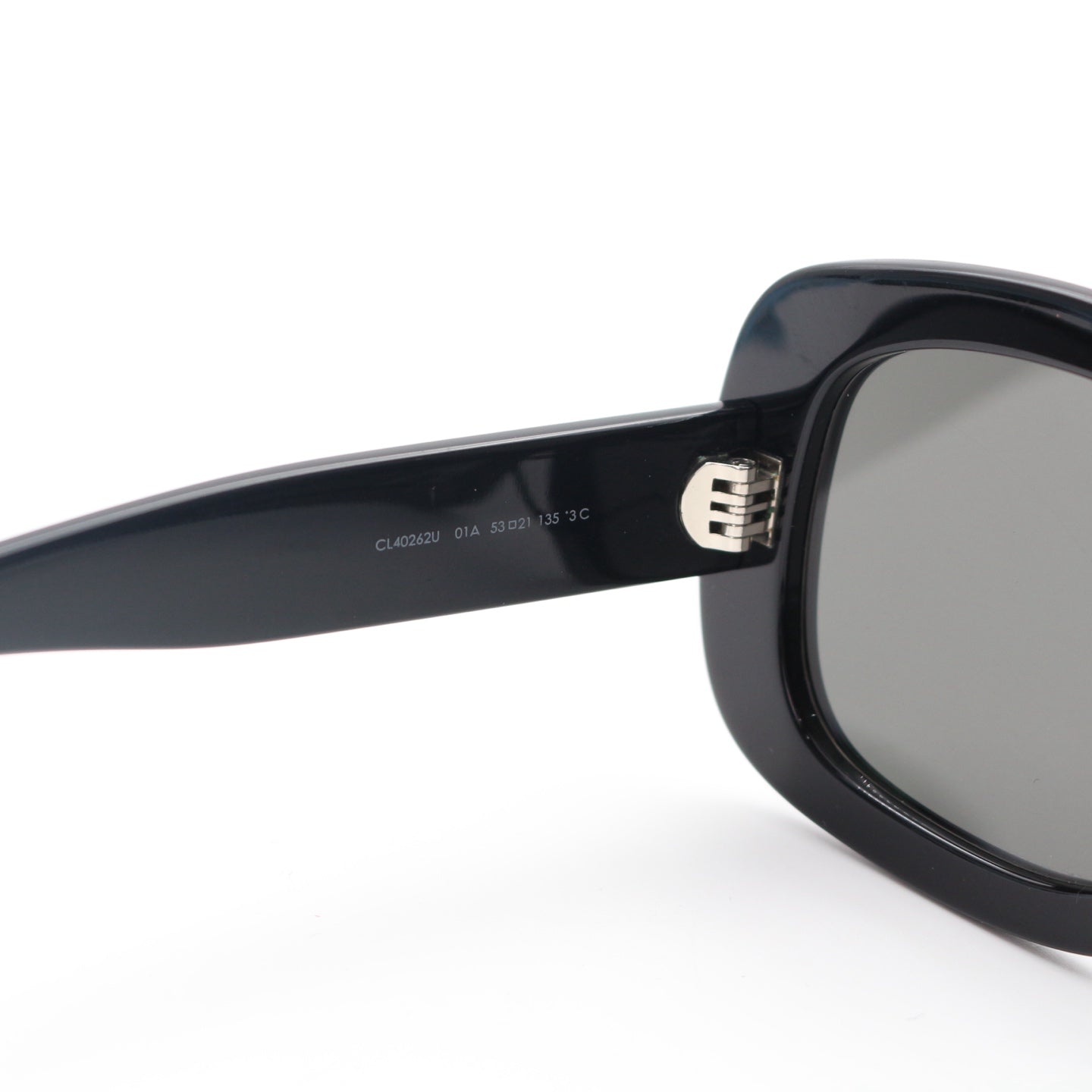CELINE Triomphe Black Gold Sunglasses [Used]