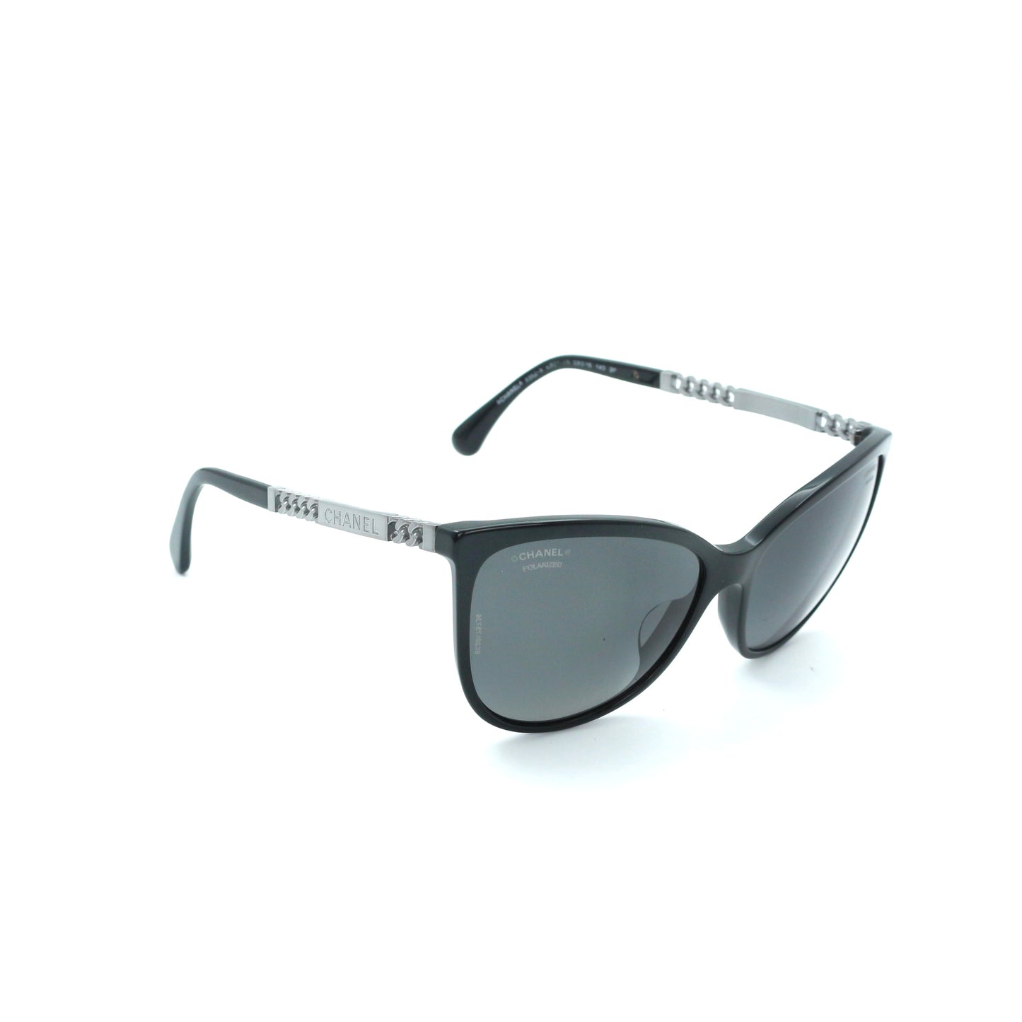 Chanel Chain Temple Cat-Eye Sunglasses [Used]