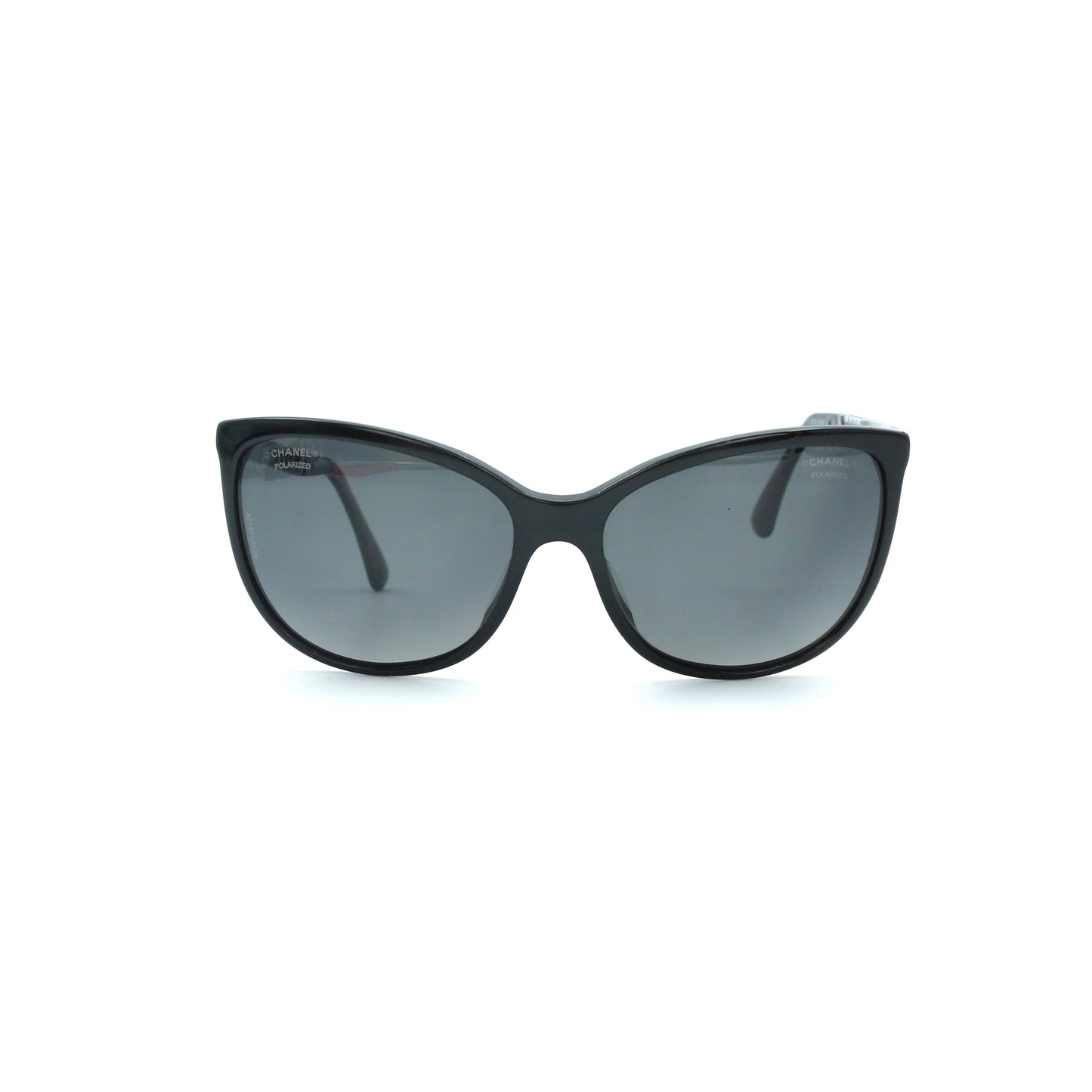Chanel Chain Temple Cat-Eye Sunglasses [Used]